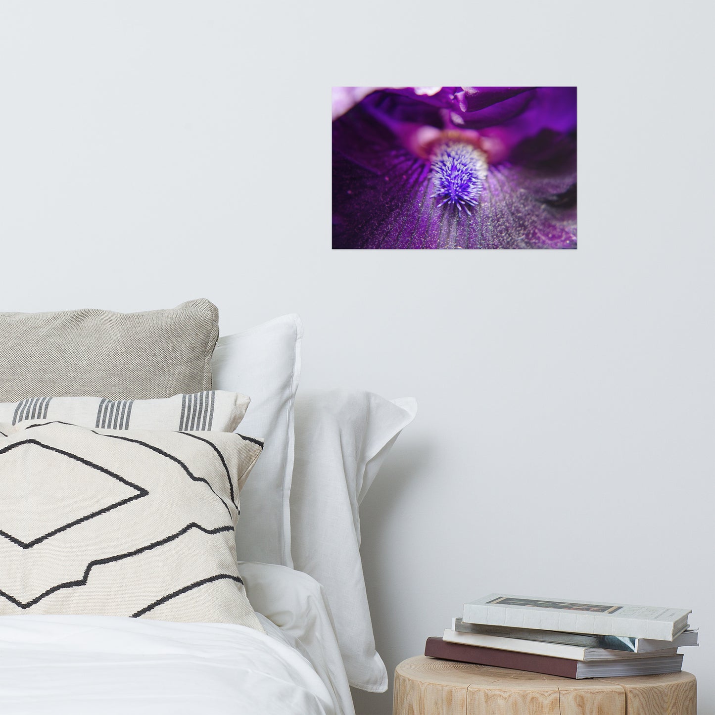 Eye of Iris Floral Nature Photo Loose Unframed Wall Art Prints