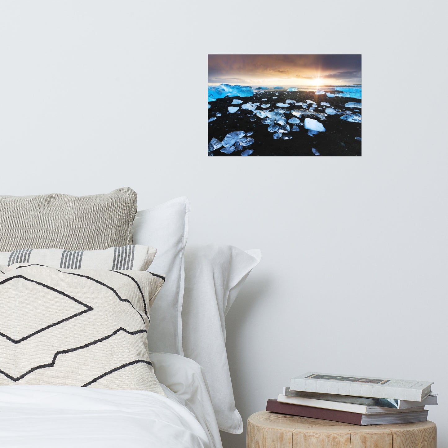 Fire and Ice Coastal Sunrise - Sunset Landscape Photo Loose Wall Art Prints