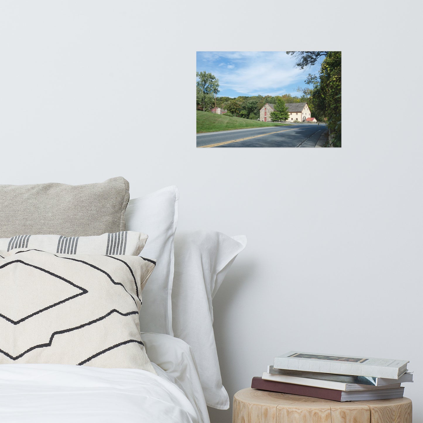 Greenbank Mill Summer Color Rustic Architectural Farmhouse Style Landscape Photo Loose Wall Art Prints