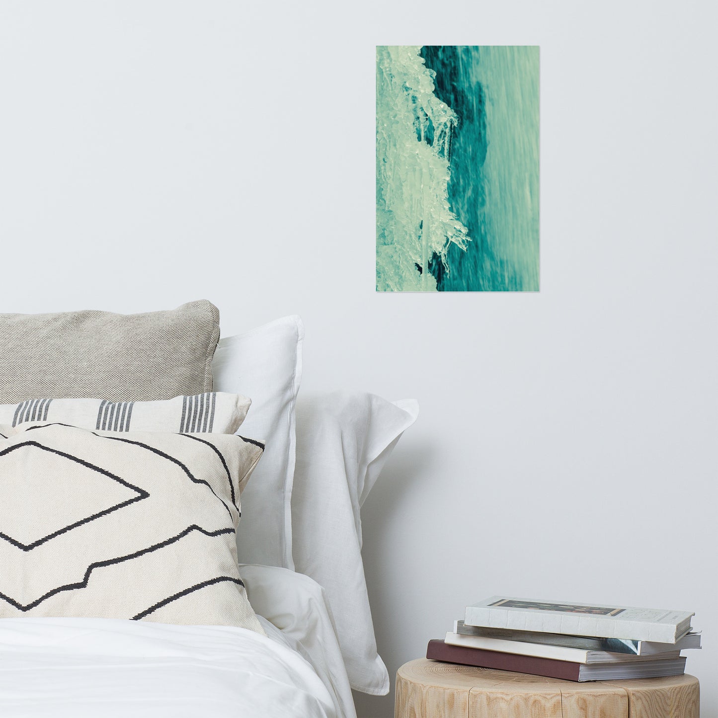 Ice and Falls Abstract Nature Photo Loose Unframed Wall Art Prints