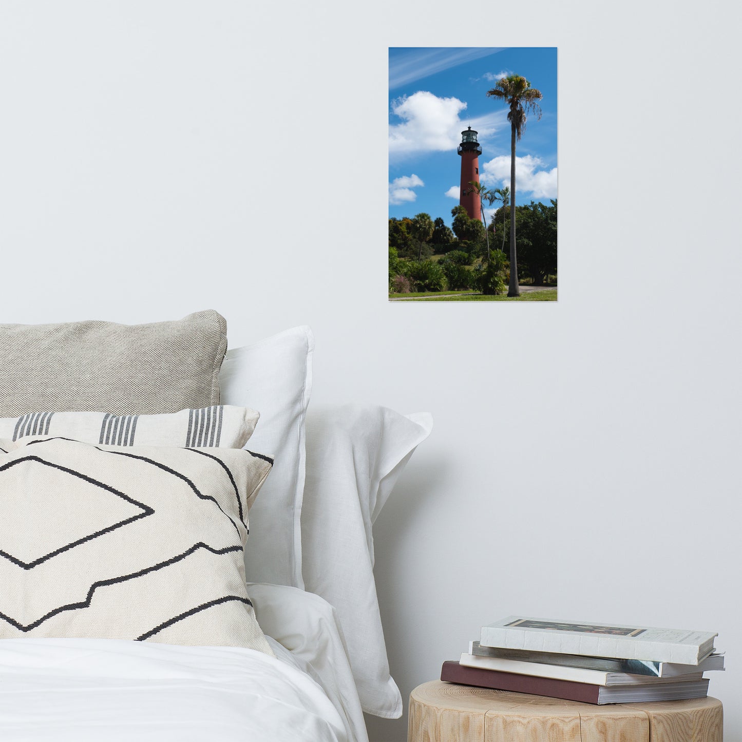 Jupiter Lighthouse Color Coastal Architectural Landscape Photo Loose Art print