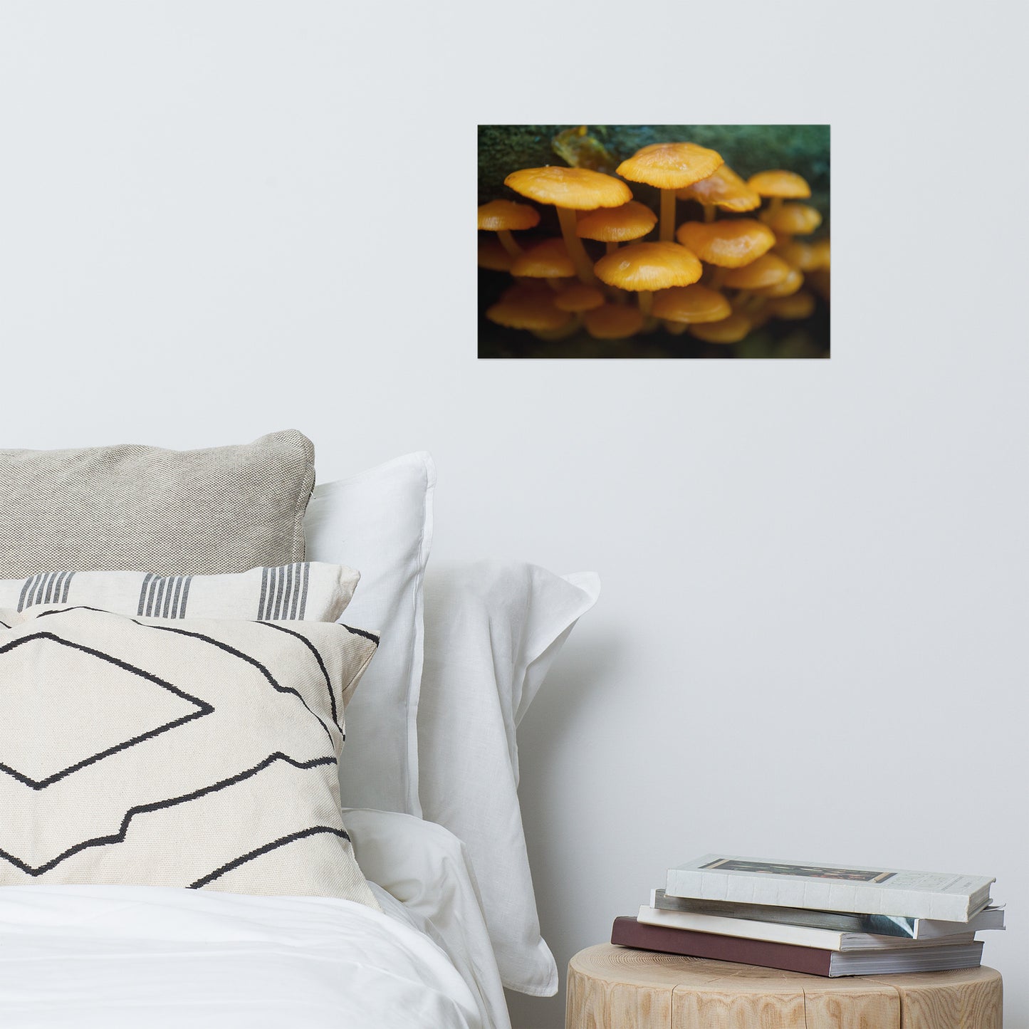 Mushroom Family Rustic Farmhouse Style Botanical Nature Photo Loose Unframed Wall Art Prints