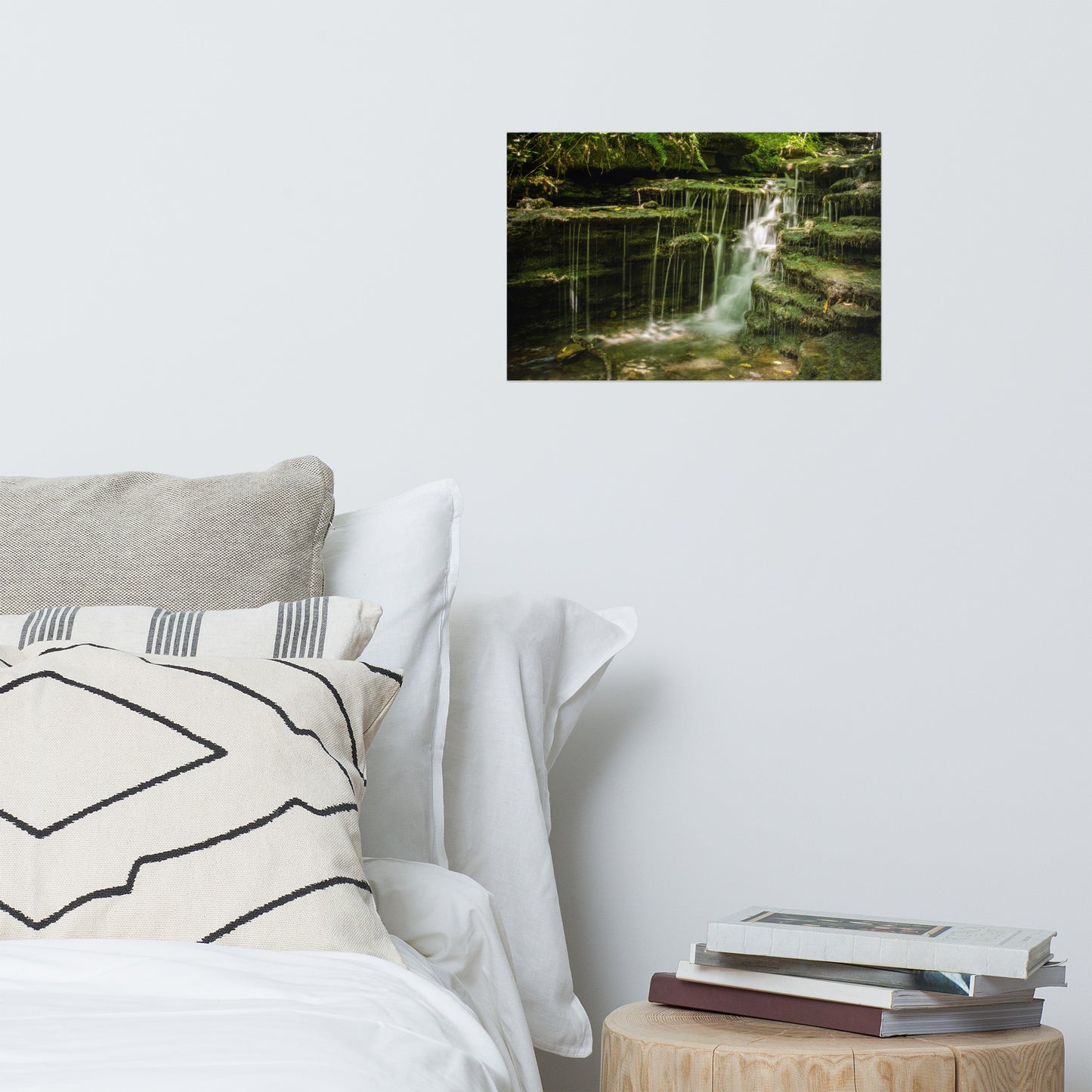 Pixley Falls 1 Waterfalls Rustic Farmhouse Style Landscape Photo Loose Wall Art Prints