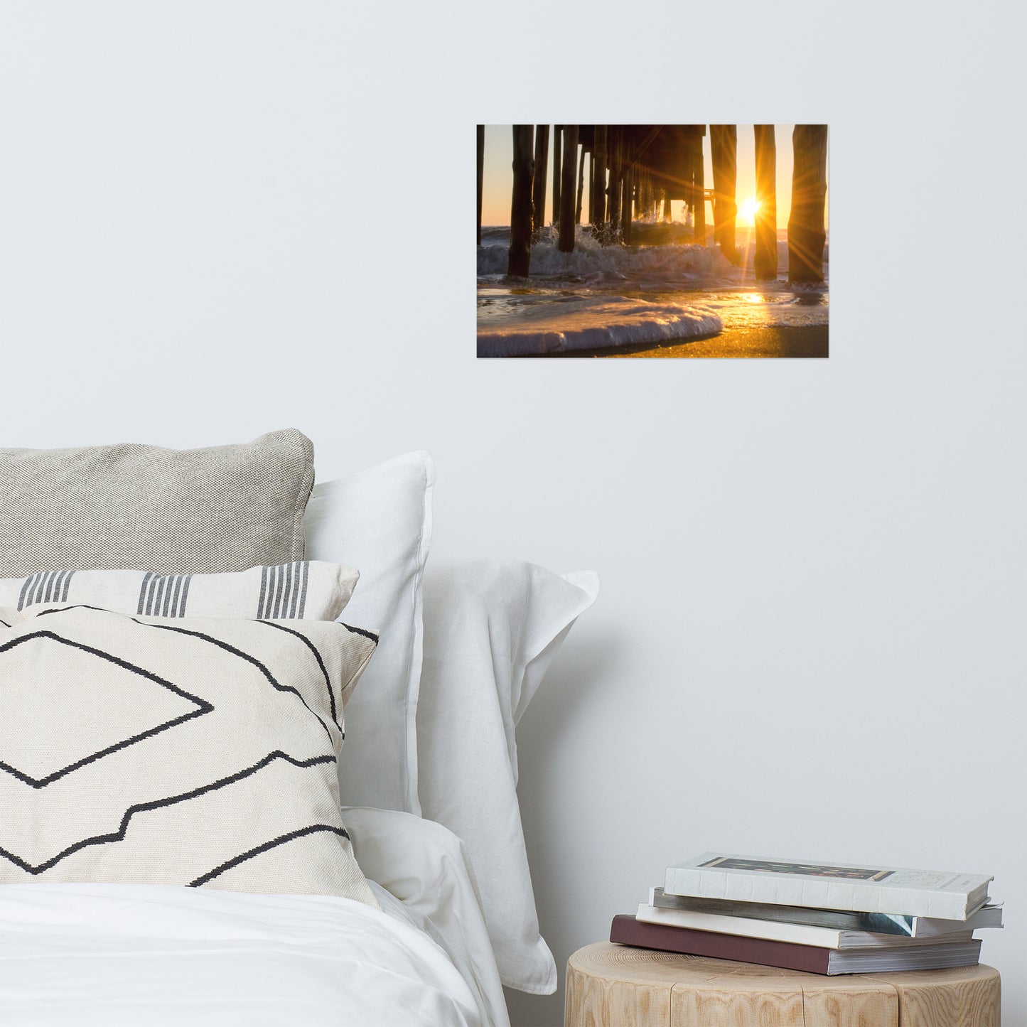 Seafoam In The Sunlight Landscape Photo Loose Wall Art Prints