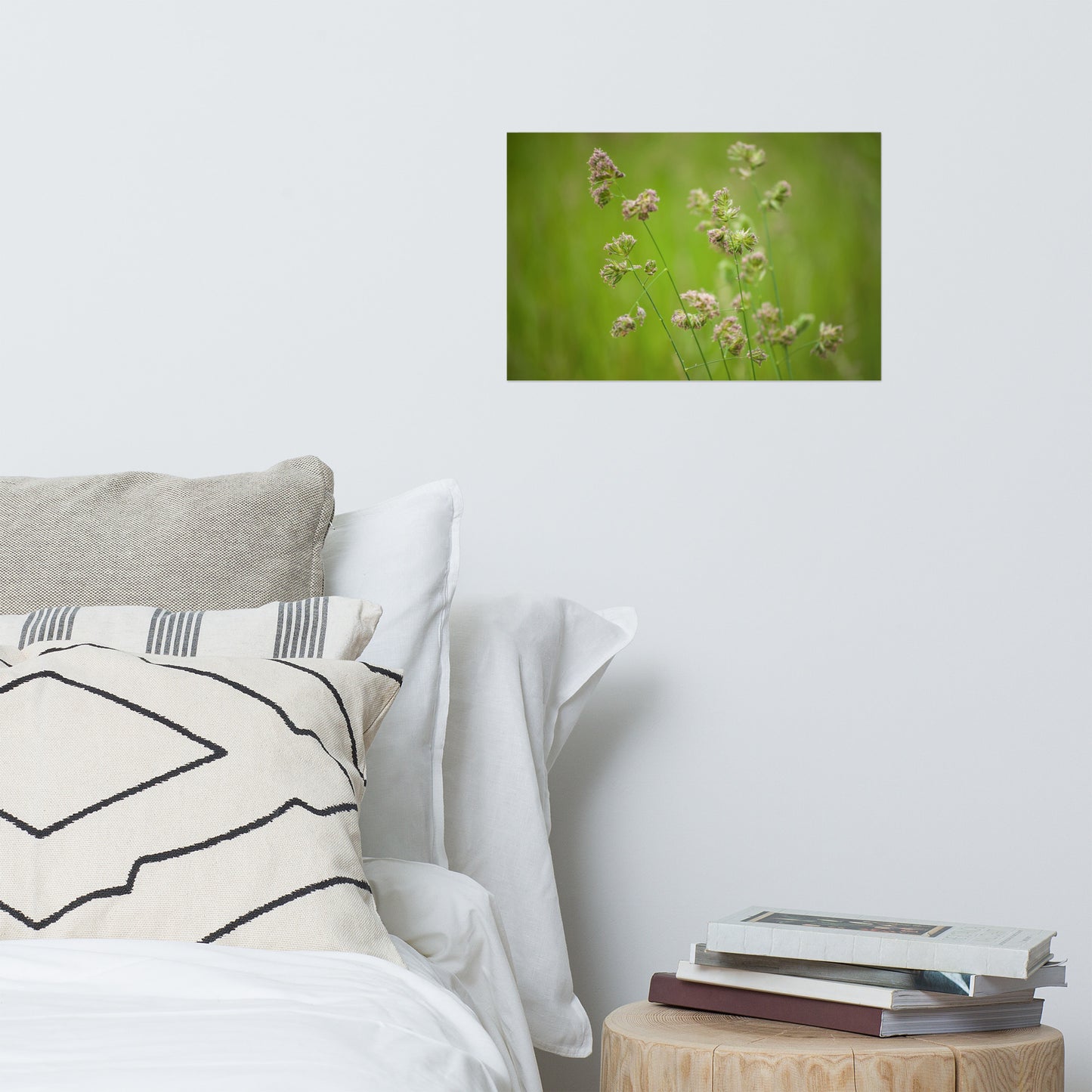 Softened Fields Rustic Farmhouse Style Botanical Nature Photo Loose Unframed Wall Art Prints