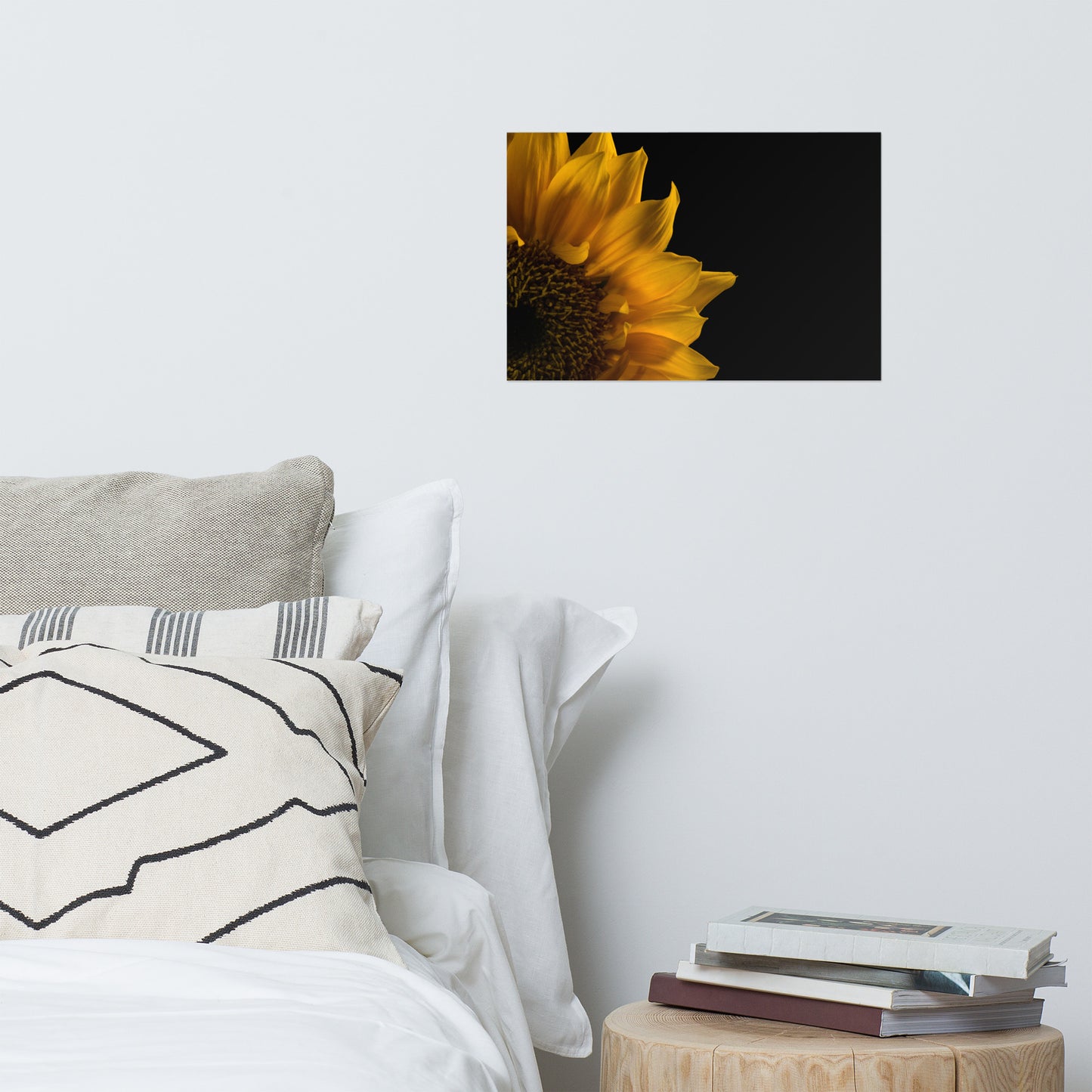 Sunflower in Corner Floral Nature Photo Loose Unframed Wall Art Prints