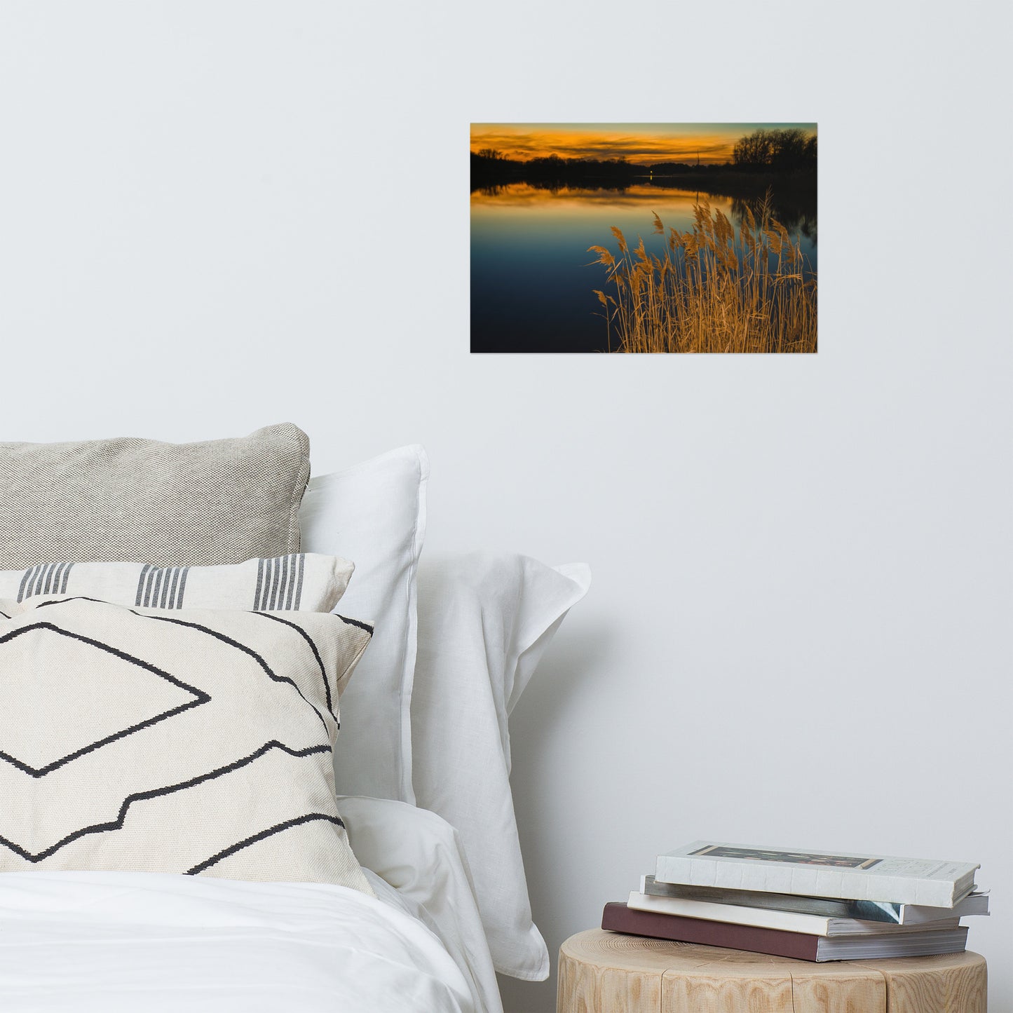 Sunset at Reedy Point Landscape Photo Loose Wall Art Prints