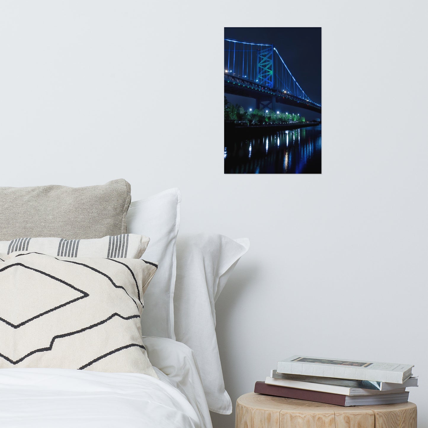The Ben Franklin Bridge 3 Architectural Urban Landscape Loose Unframed Wall Art Prints