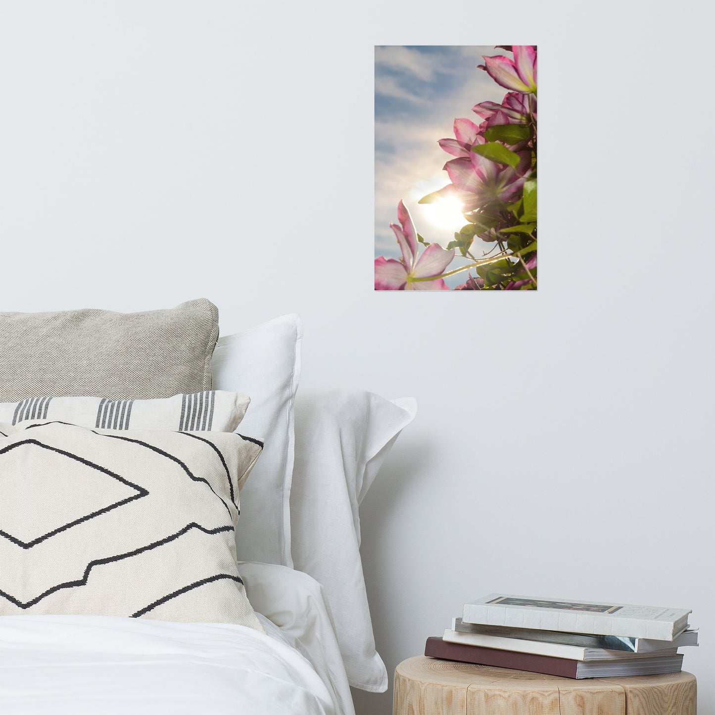 Towering Clematis Floral Nature Photo Loose Unframed Wall Art Prints