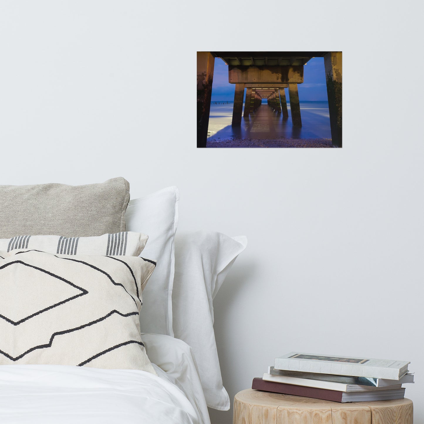 Under the Pier Coastal Landscape Photo Loose Wall Art Prints