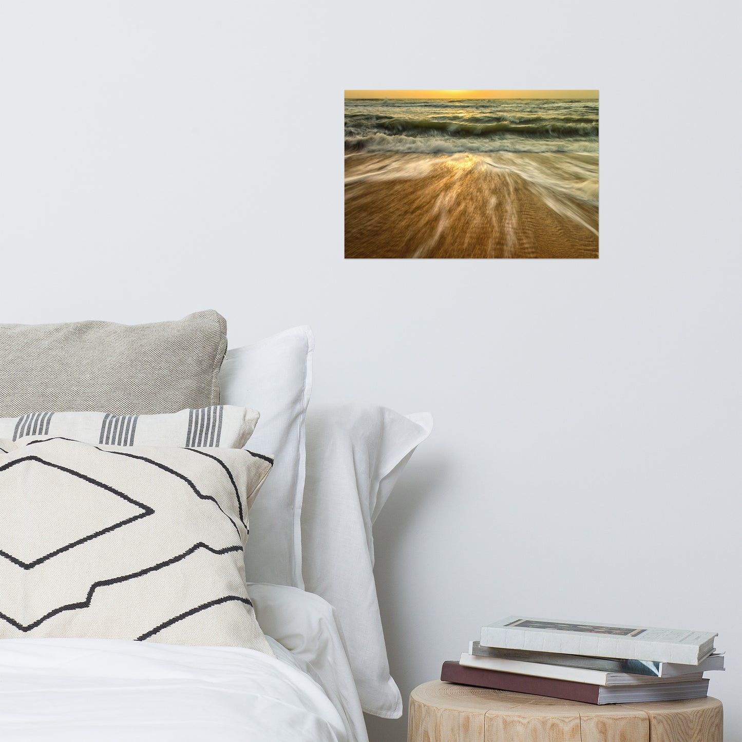 Washing Out to Sea Coastal Nature Photo Loose Unframed Wall Art Prints