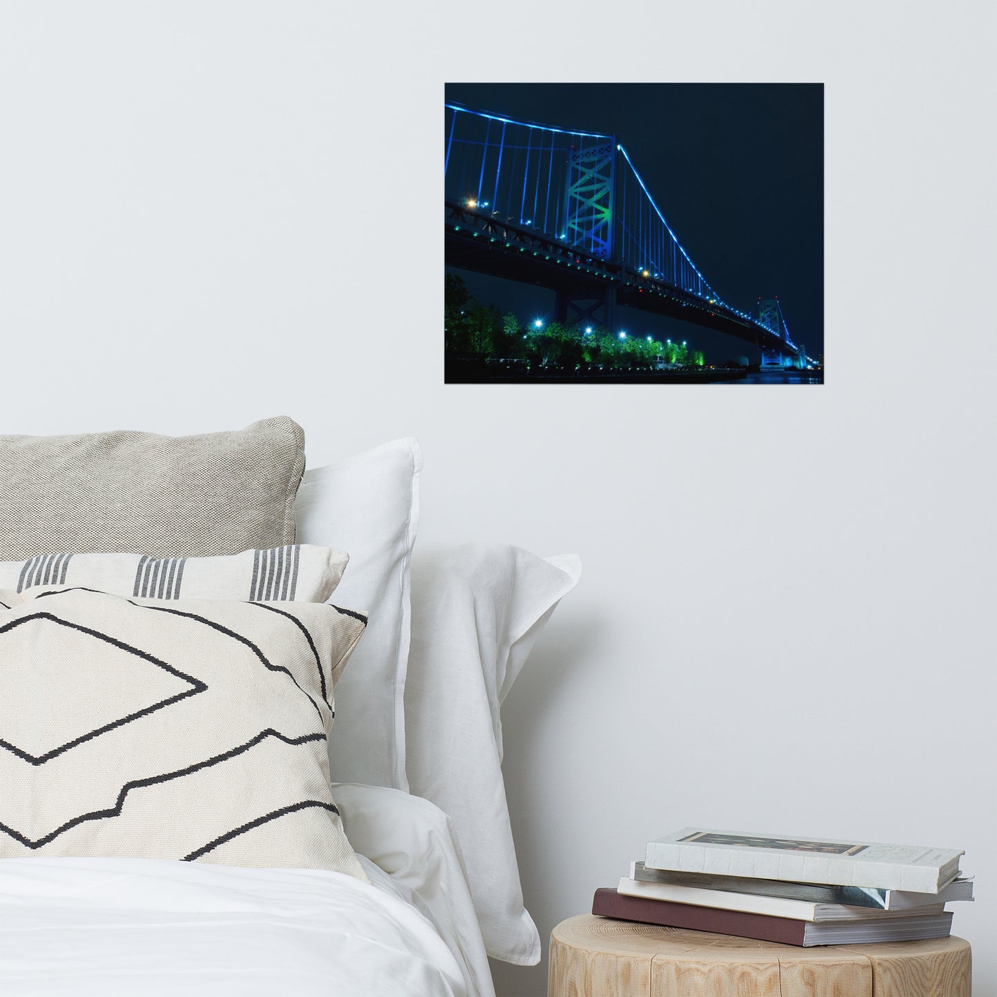 Ben Franklin Bridge Urban Landscape Loose Unframed Wall Art Prints