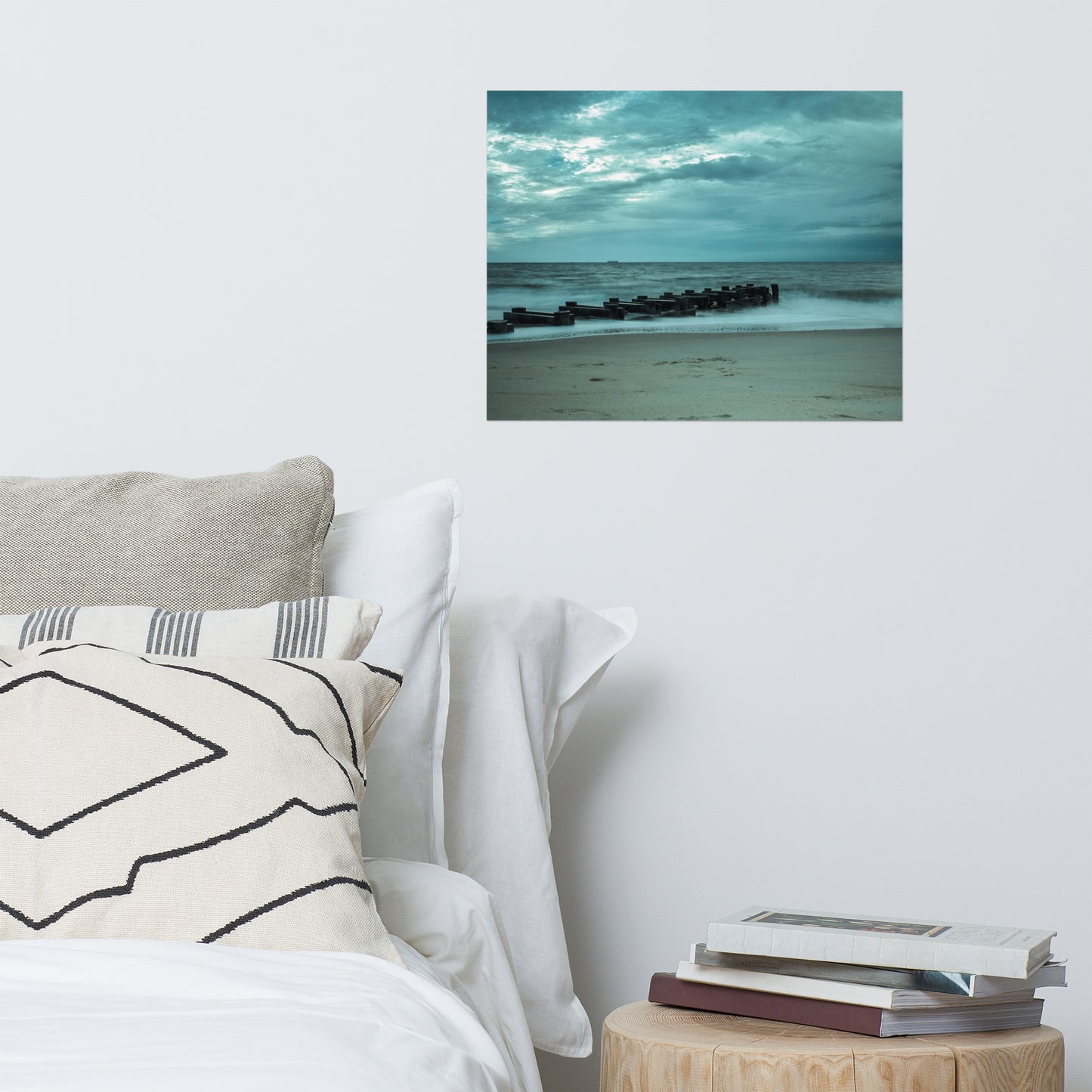 Blue Morning at Rehoboth Landscape Photo Loose Coastal Wall Art Prints