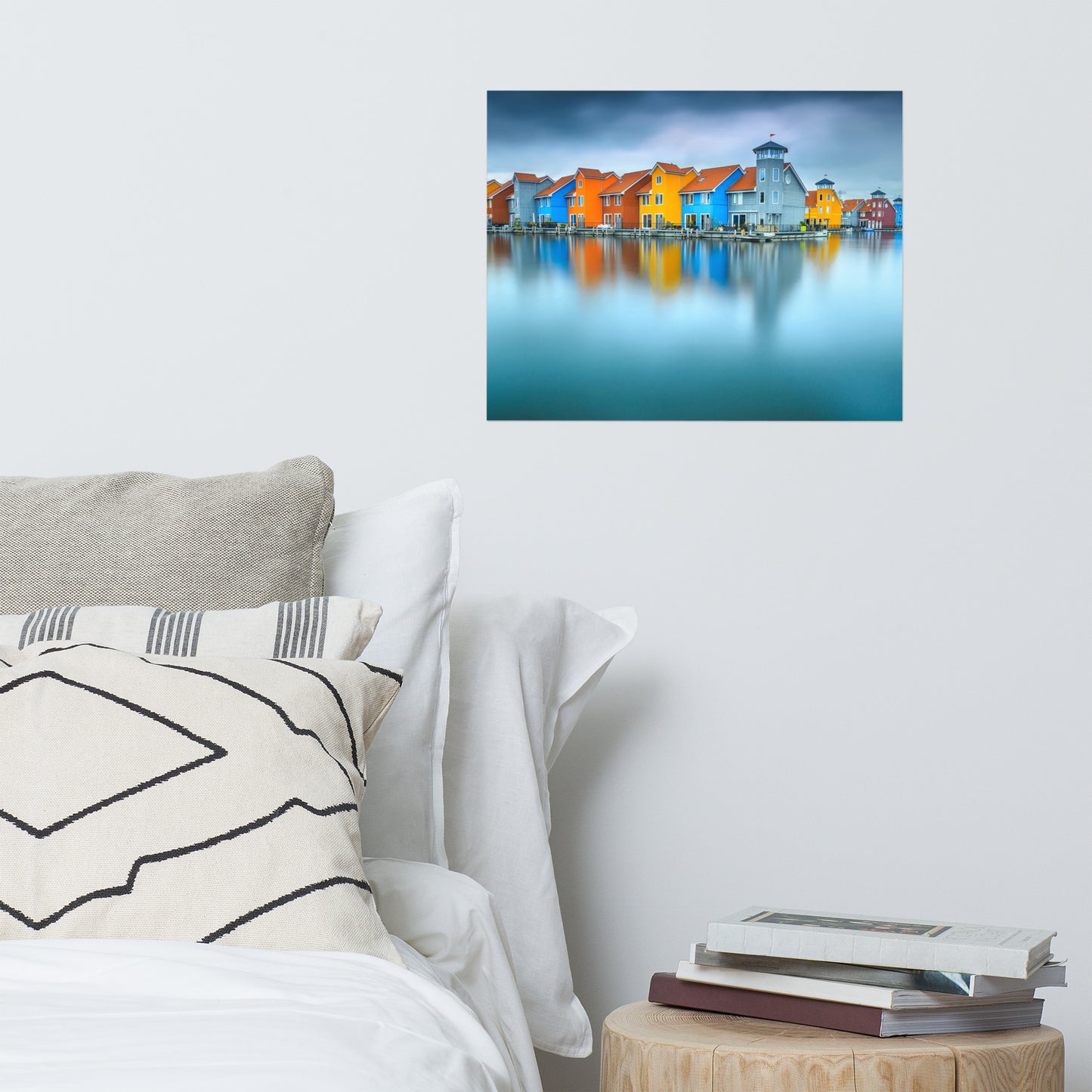 Blue Morning at Waters Edge Landscape Photo Loose Wall Art Prints
