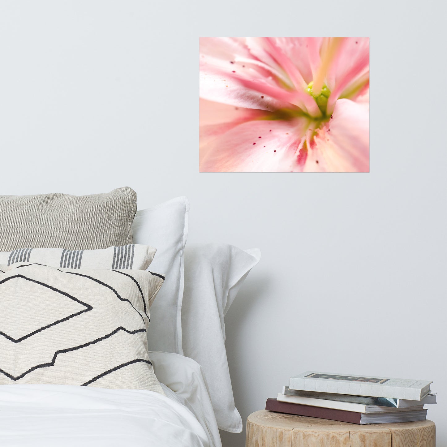 Center of the Stargazer Lily Floral Nature Photo Loose Unframed Wall Art Prints