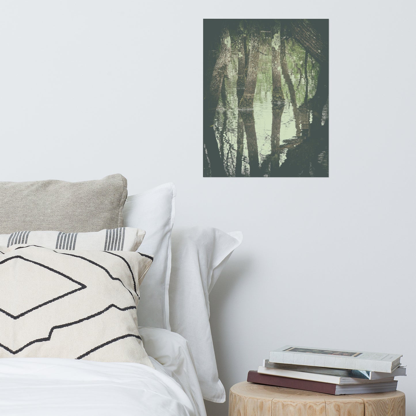 Early Spring Reflections on the Marsh Rustic Botanical Nature Photo Loose Unframed Wall Art Prints