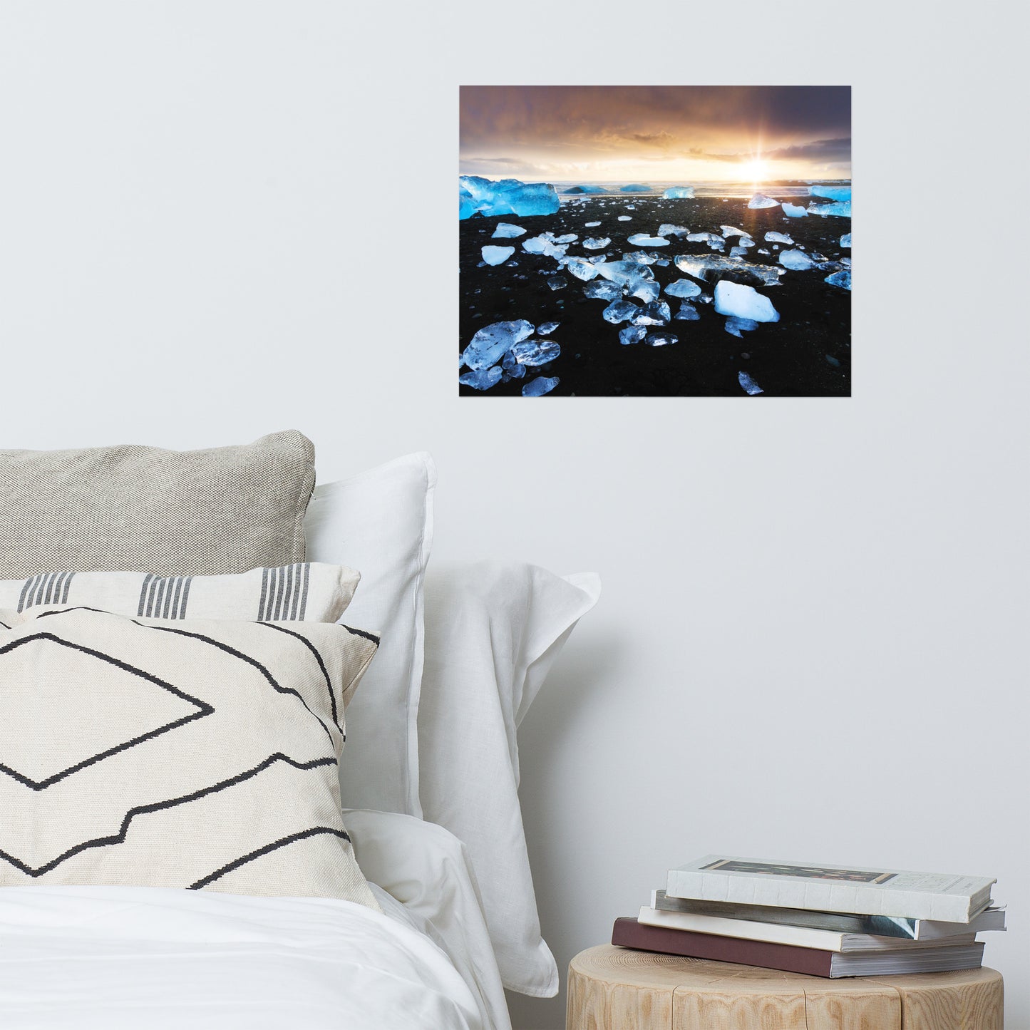 Fire and Ice Coastal Sunrise - Sunset Landscape Photo Loose Wall Art Prints