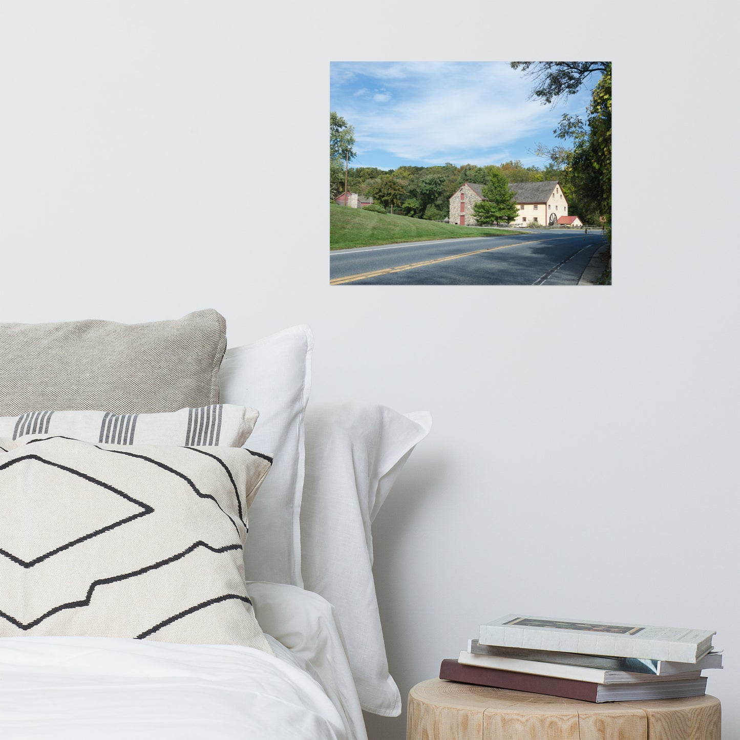 Greenbank Mill Summer Color Rustic Architectural Farmhouse Style Landscape Photo Loose Wall Art Prints