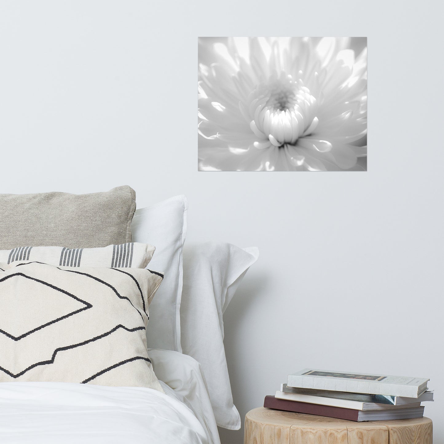 Infrared Flower 2 Black and White Floral Nature Photo Loose Unframed Wall Art Prints