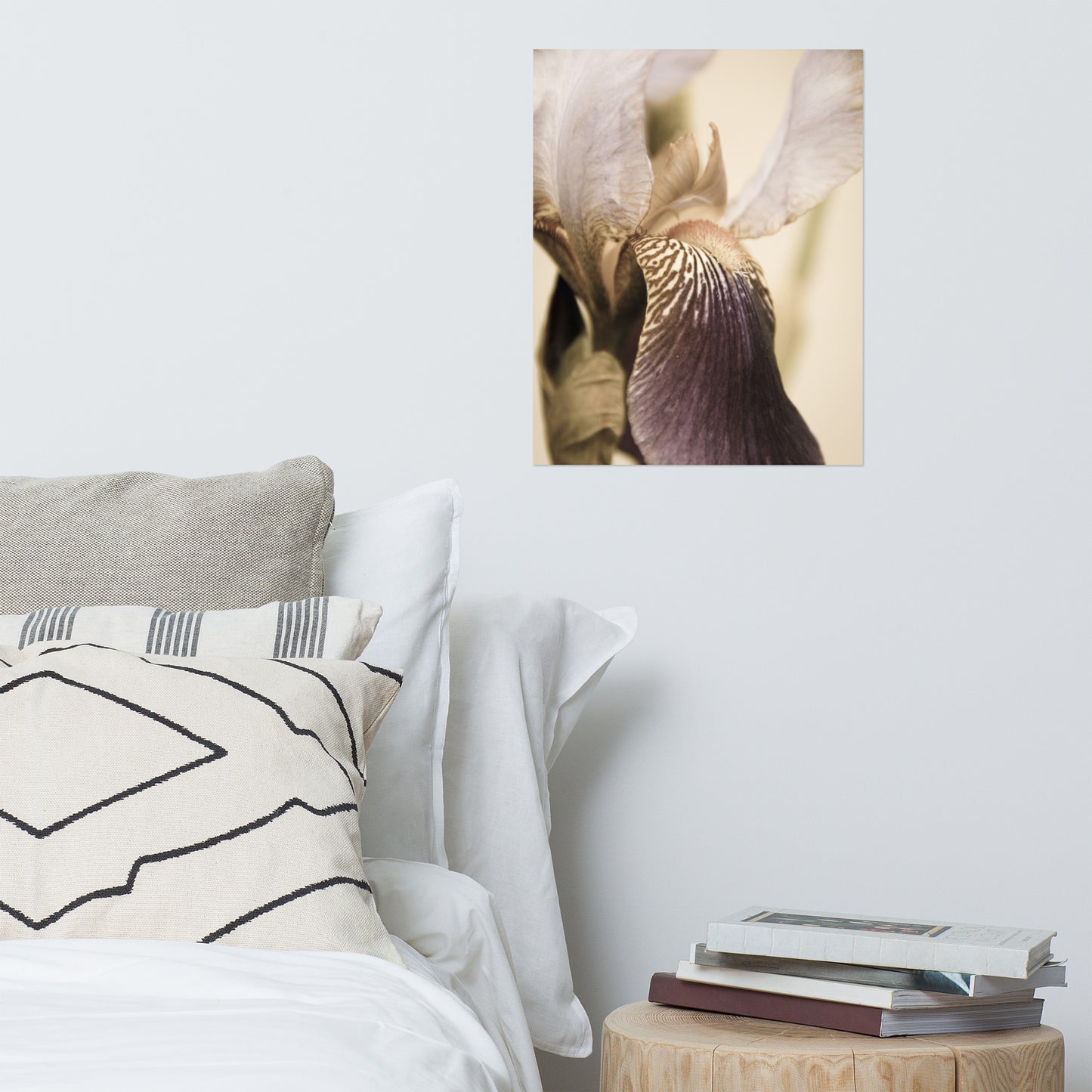 Japanese Iris Delight Aged Floral Nature Photo Loose Unframed Wall Art Prints