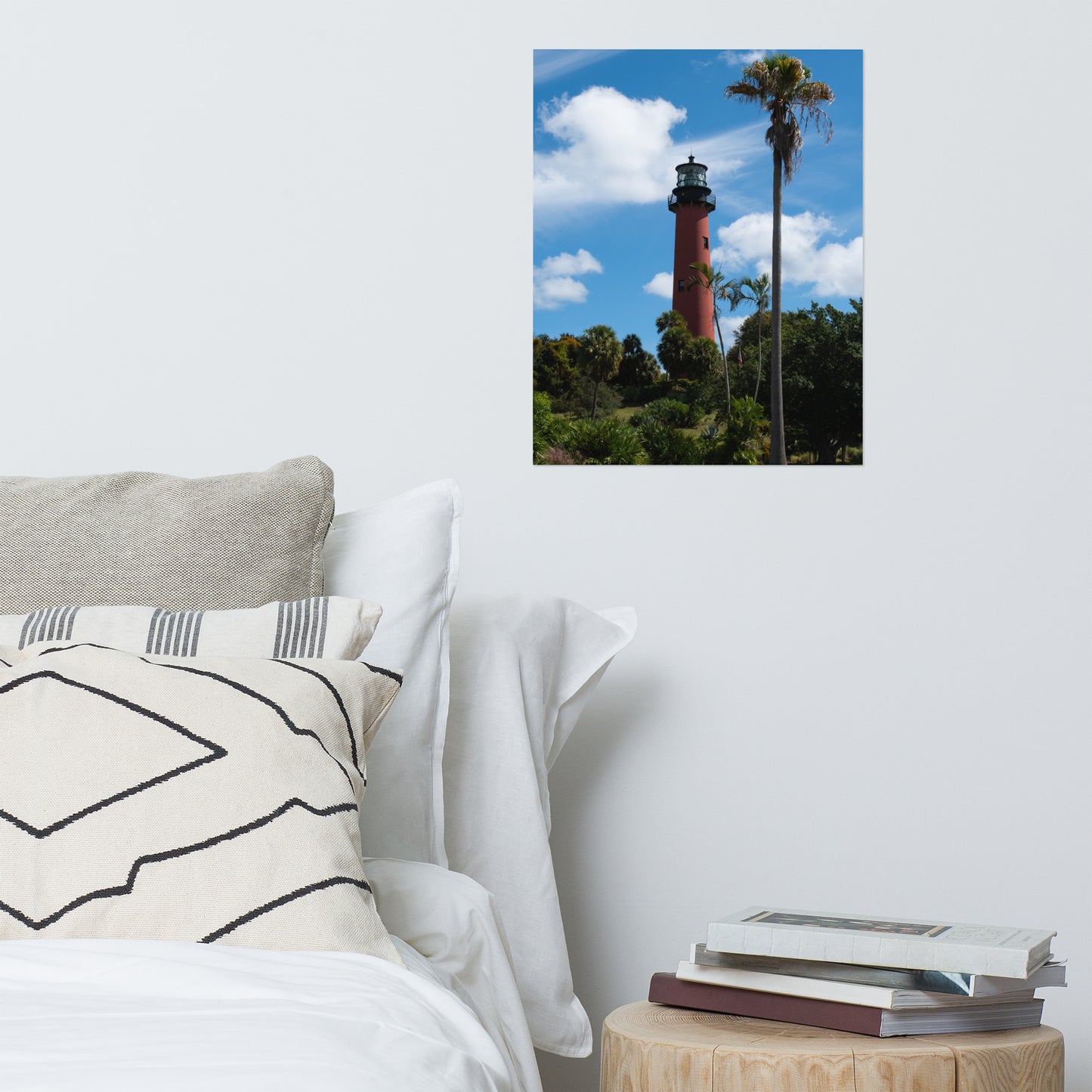 Jupiter Lighthouse Color Coastal Architectural Landscape Photo Loose Art print