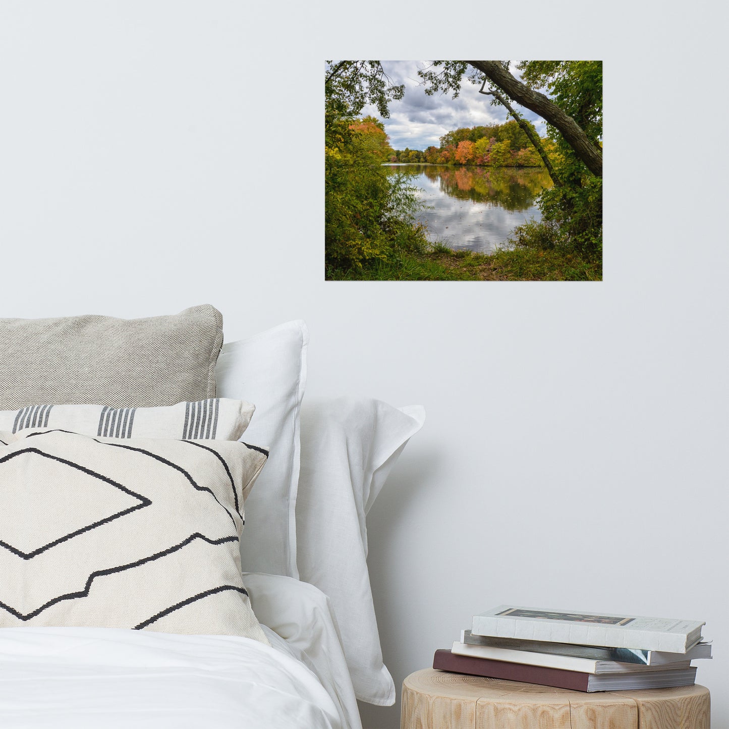 Lost in Autumn Color Rustic Farmhouse Style Landscape Photo Loose Wall Art Prints