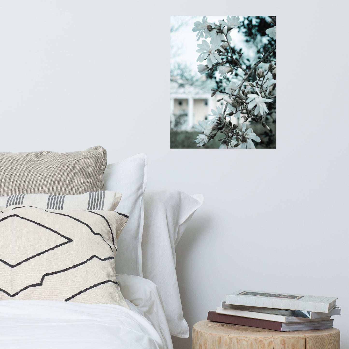 Mansion Blooms Floral Nature Photo Loose Wall Art Print