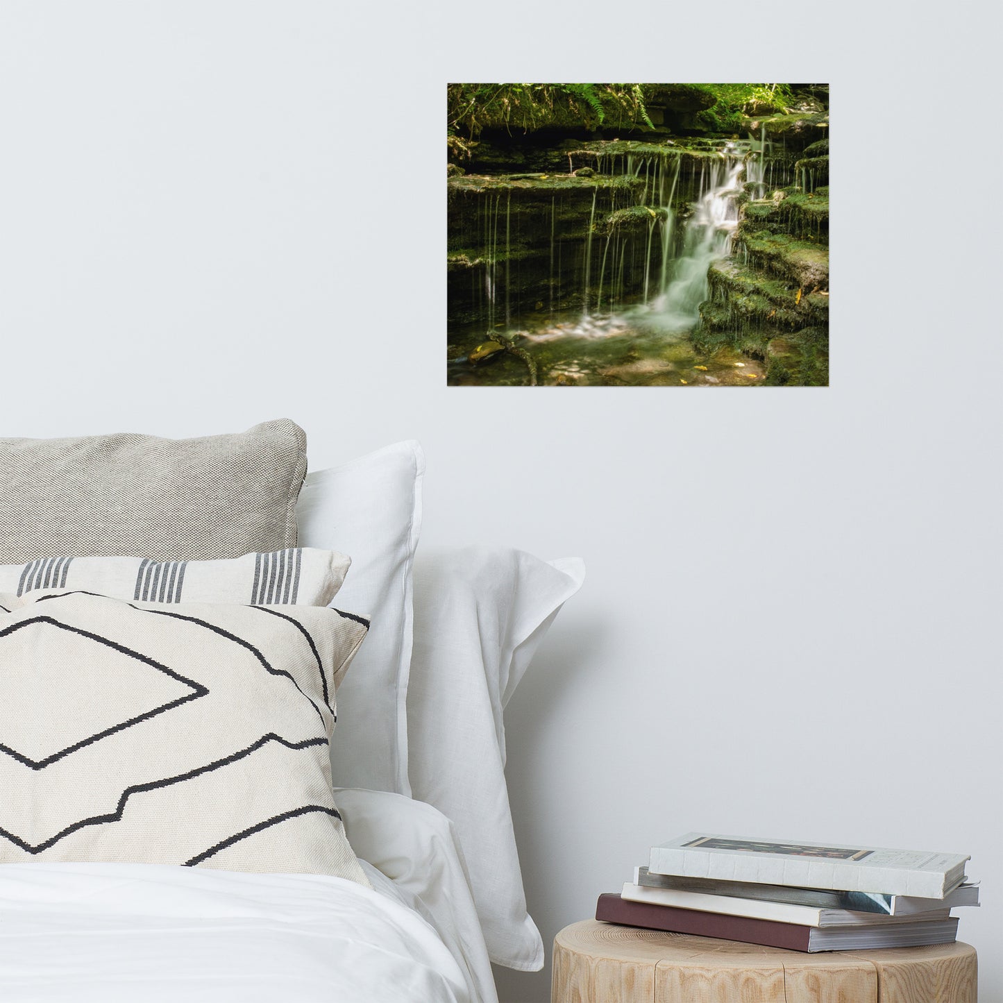 Pixley Falls 1 Waterfalls Rustic Farmhouse Style Landscape Photo Loose Wall Art Prints