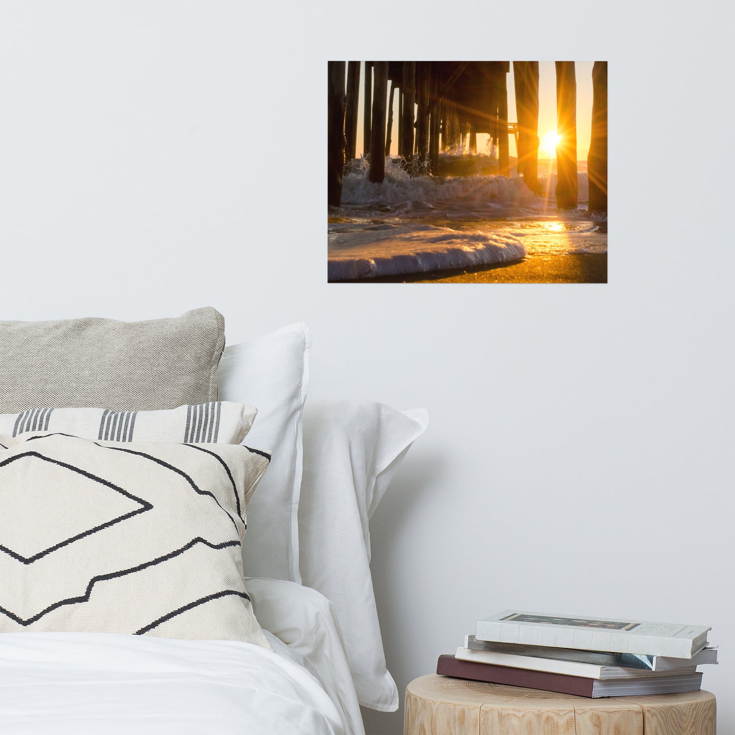 Seafoam In The Sunlight Landscape Photo Loose Wall Art Prints