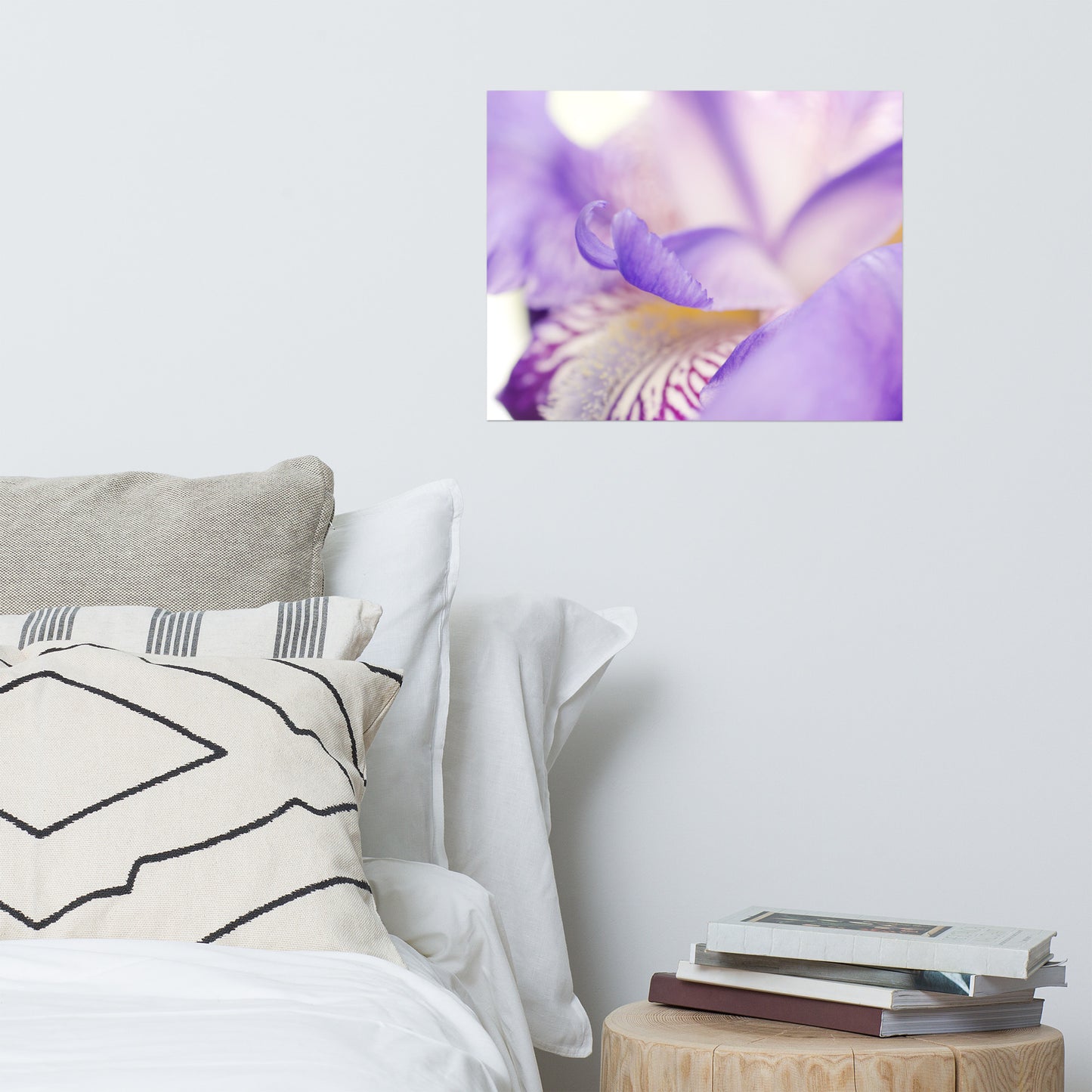 Soft Focus Iris Petals Floral Nature Photo Loose Unframed Wall Art Prints