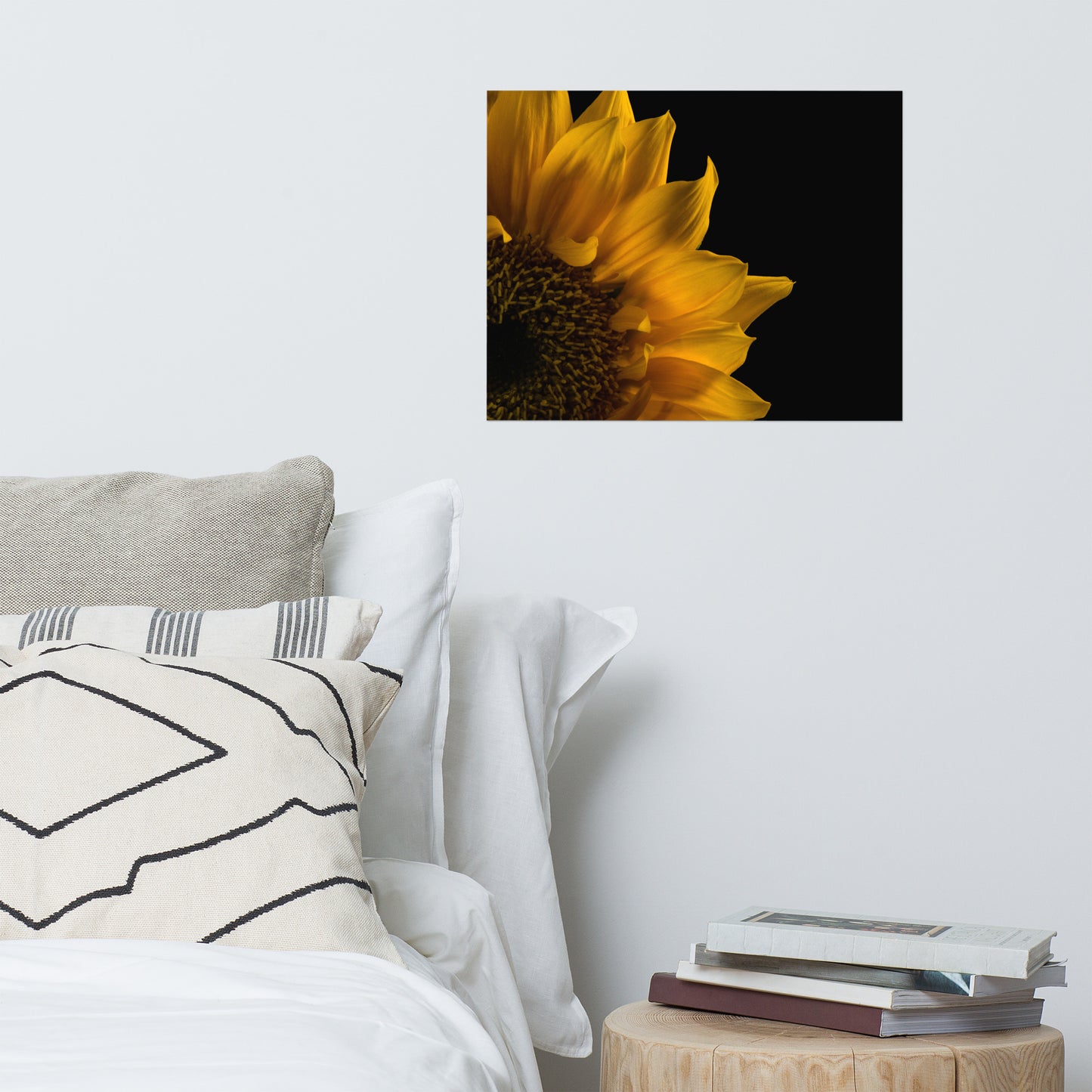 Sunflower in Corner Floral Nature Photo Loose Unframed Wall Art Prints