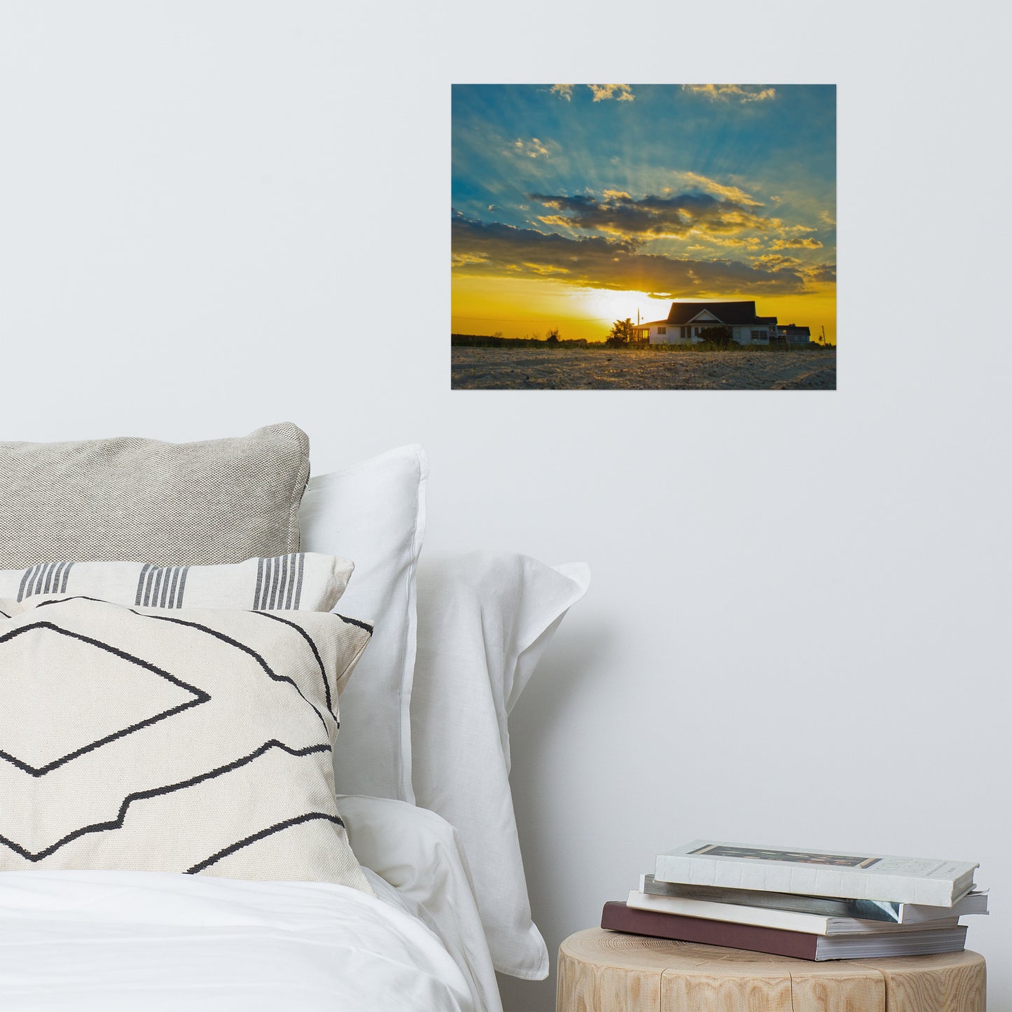 Sunset at Bowers Landscape Photo Loose Wall Art Prints