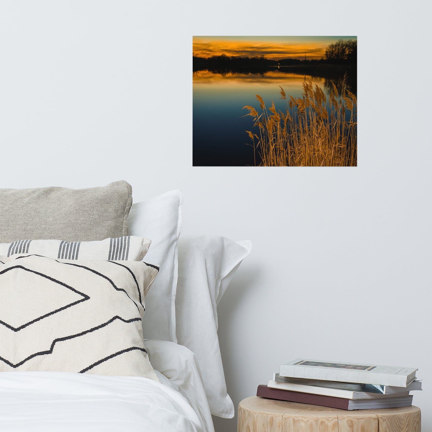 Sunset at Reedy Point Landscape Photo Loose Wall Art Prints