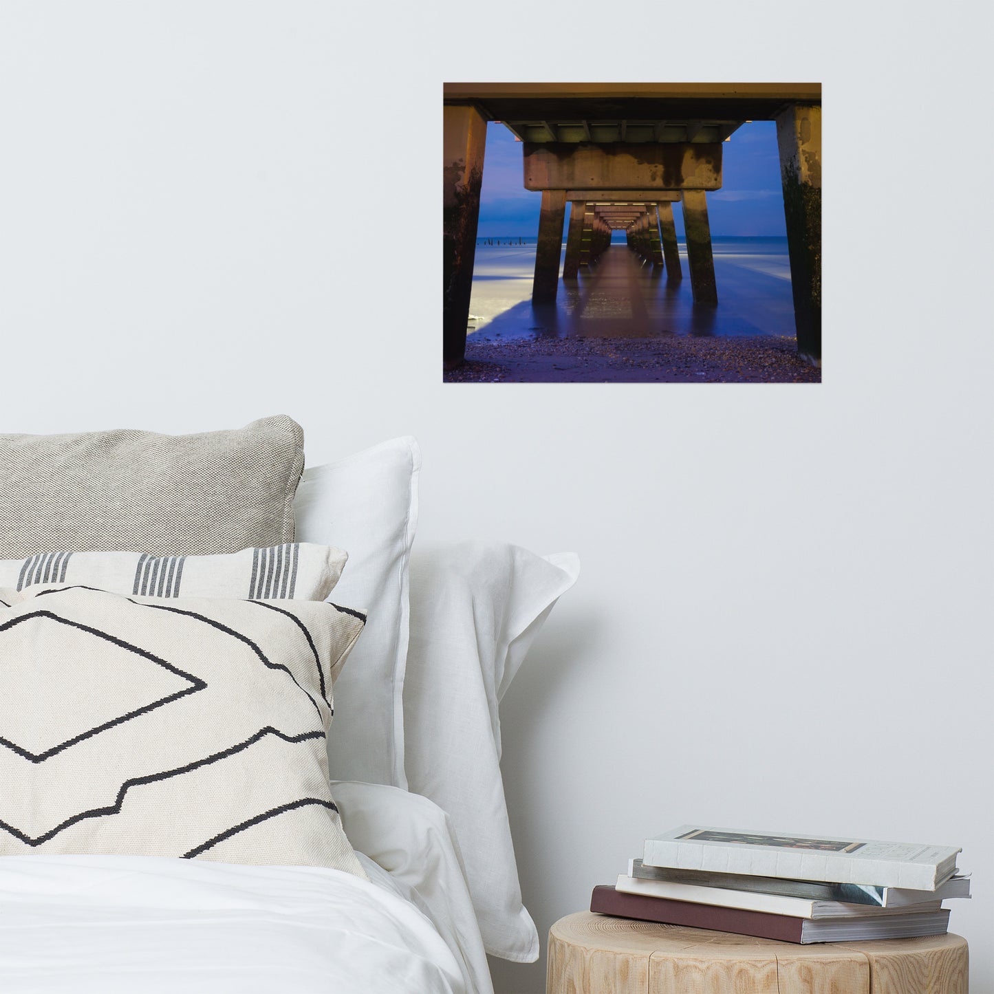 Under the Pier Coastal Landscape Photo Loose Wall Art Prints