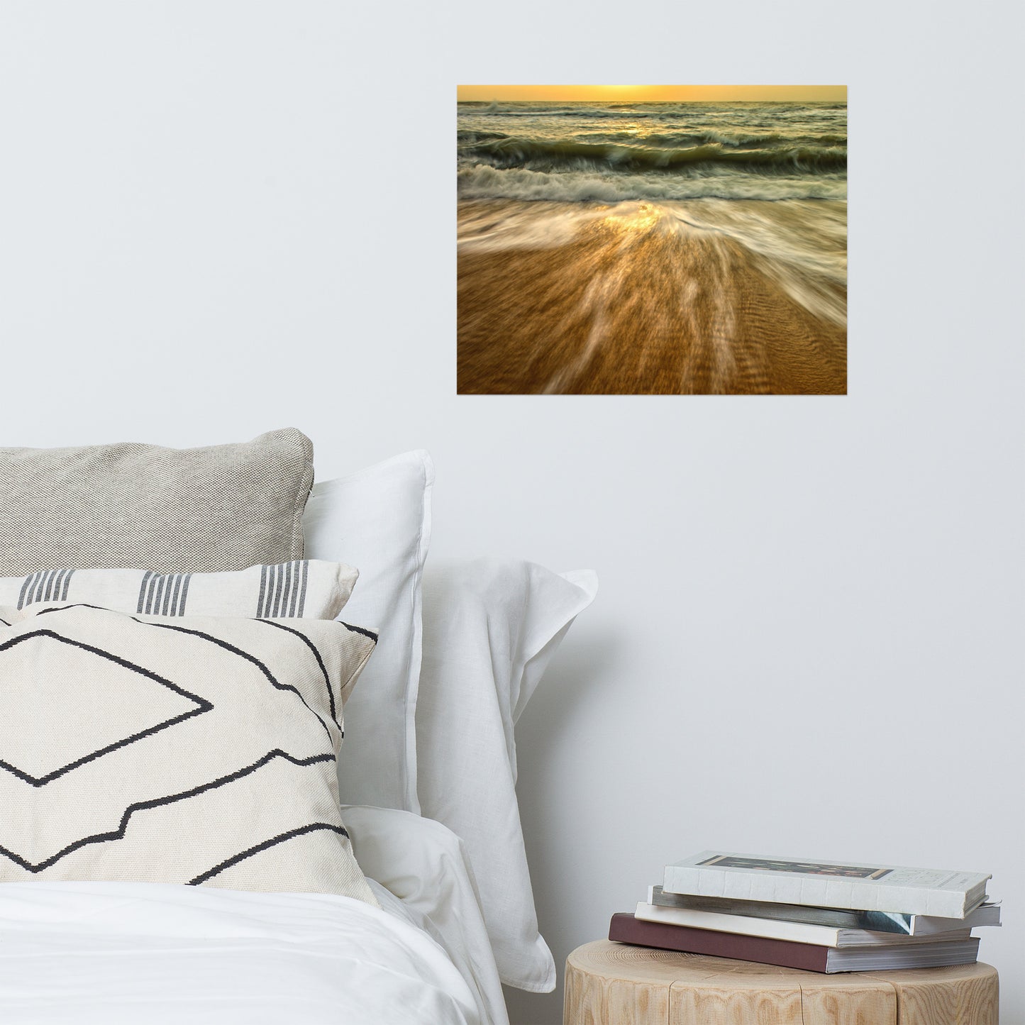 Washing Out to Sea Coastal Nature Photo Loose Unframed Wall Art Prints