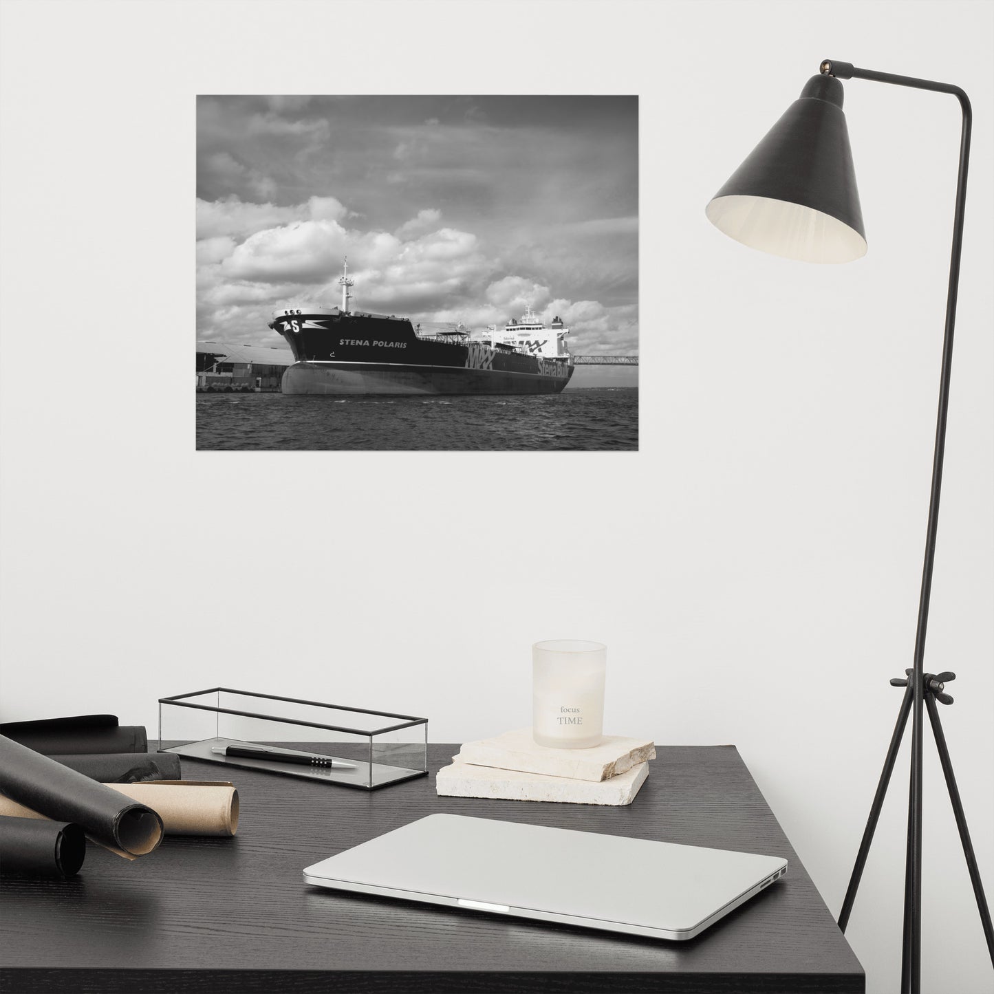 Ship On The St. Johns River Coastal Photo Loose Wall Art Print