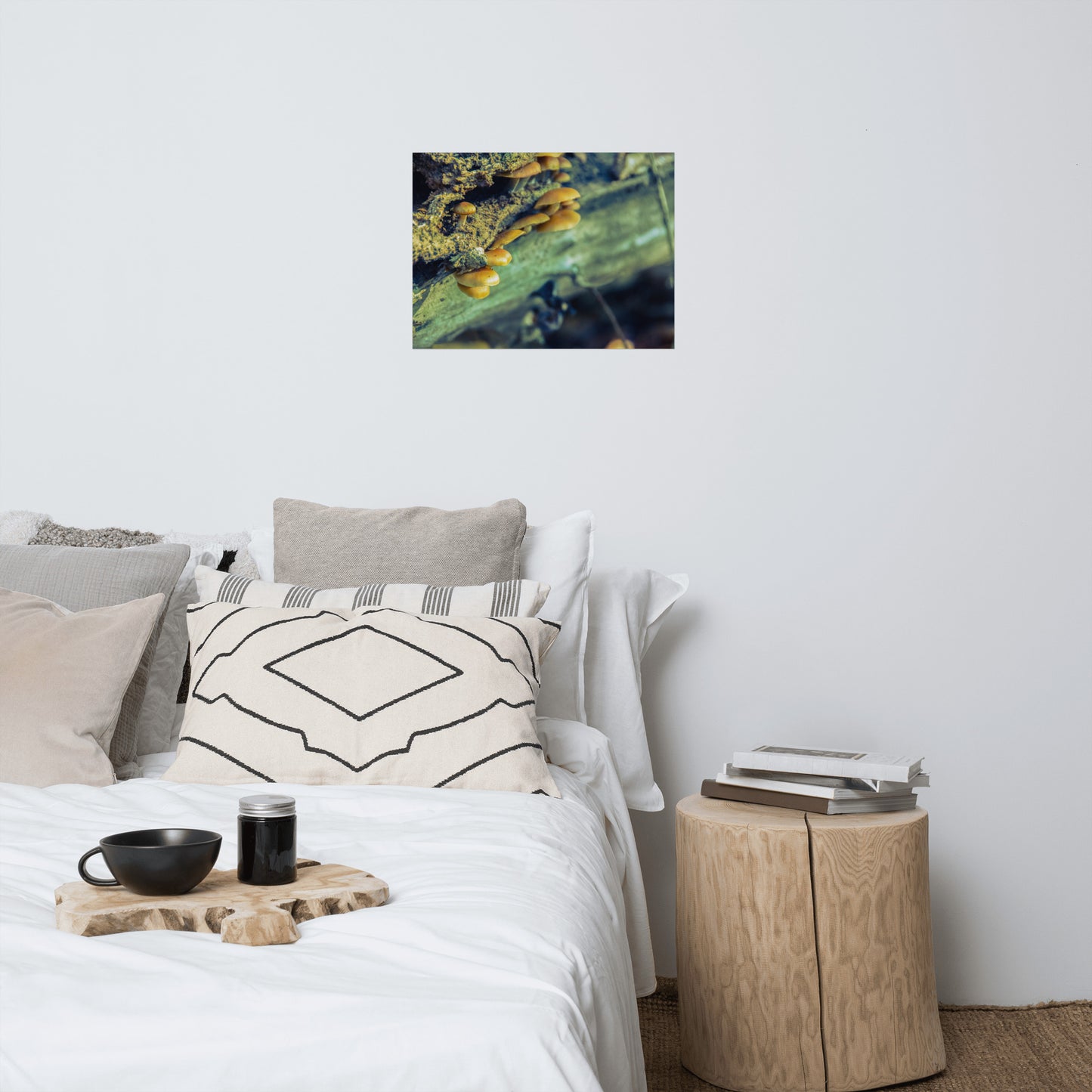 Boho Botanical Prints: Aged Mushroom - Botanical / Plants / Nature Photograph Loose / Unframed / Frameless / Frameable Wall Art Print - Artwork