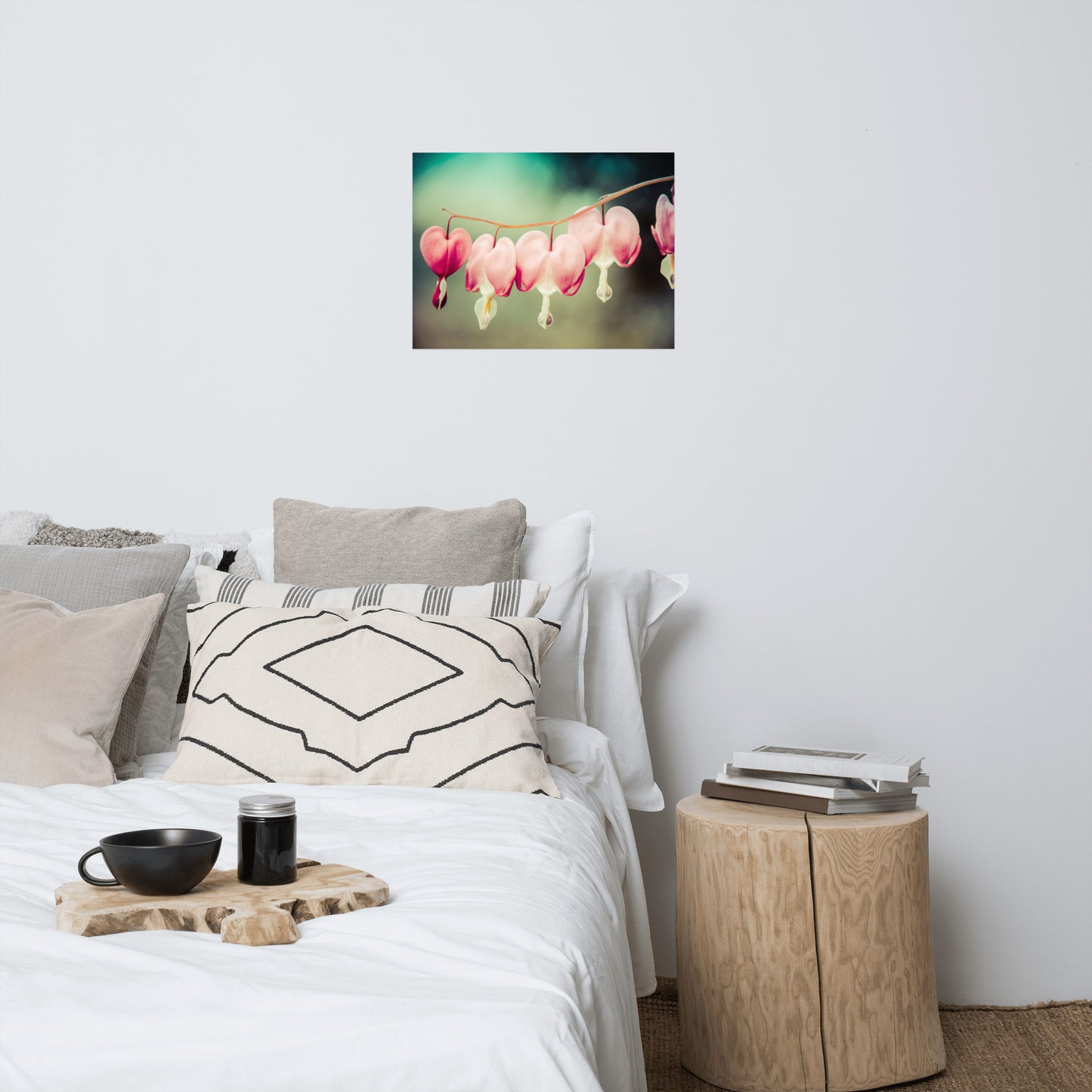 Be Still My Bleeding Heart Colorized Floral Nature Photo Loose Unframed Wall Art Prints