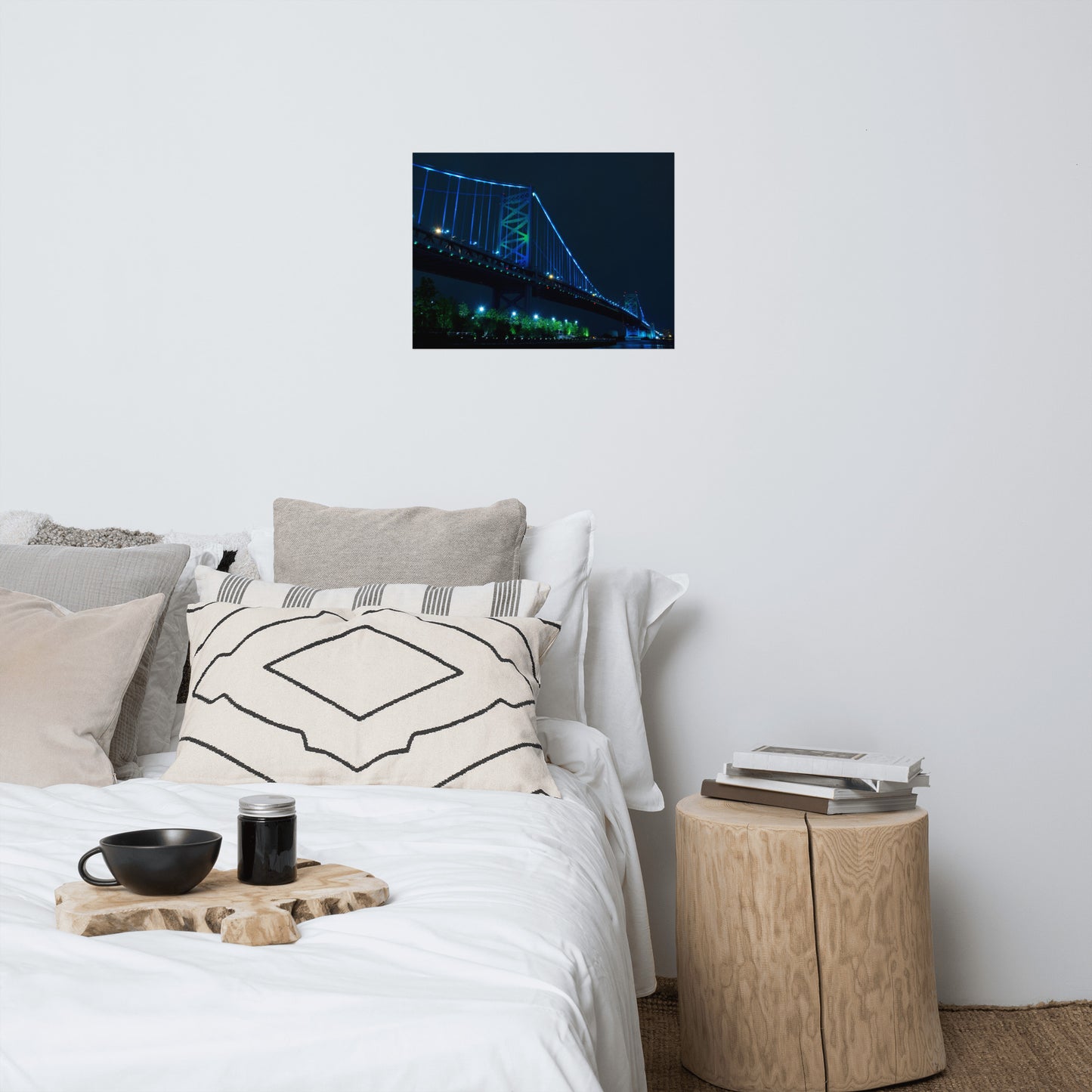 Ben Franklin Bridge Urban Landscape Loose Unframed Wall Art Prints