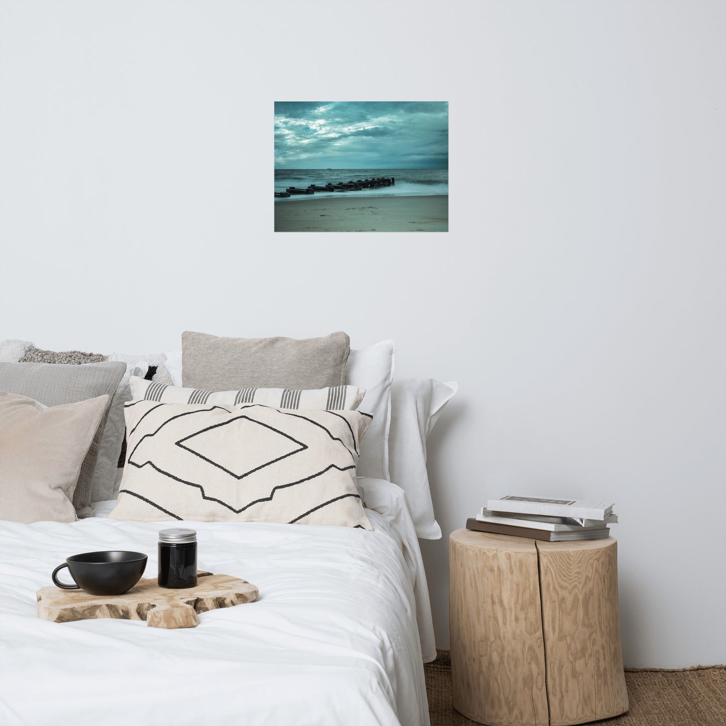 Blue Morning at Rehoboth Landscape Photo Loose Coastal Wall Art Prints