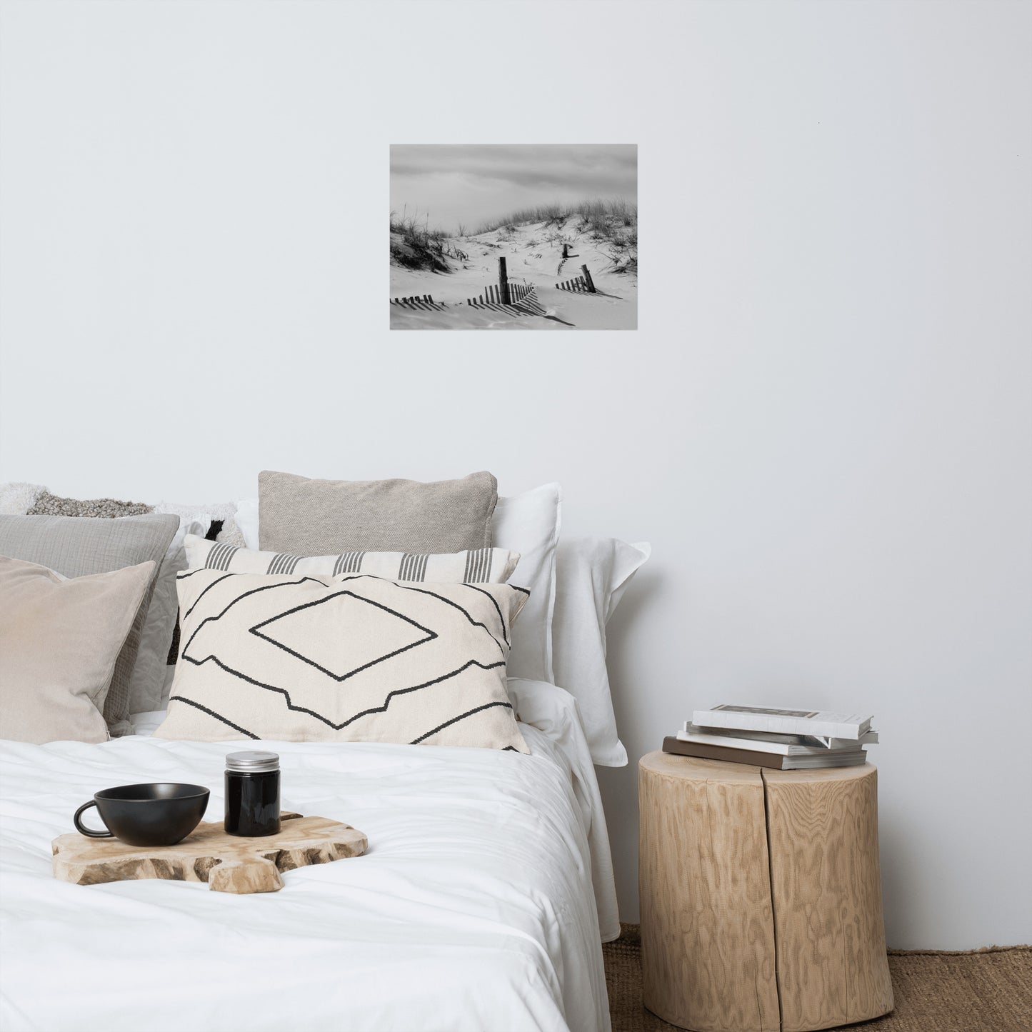 Buried Fences Landscape Photo Loose Coastal Wall Art Prints