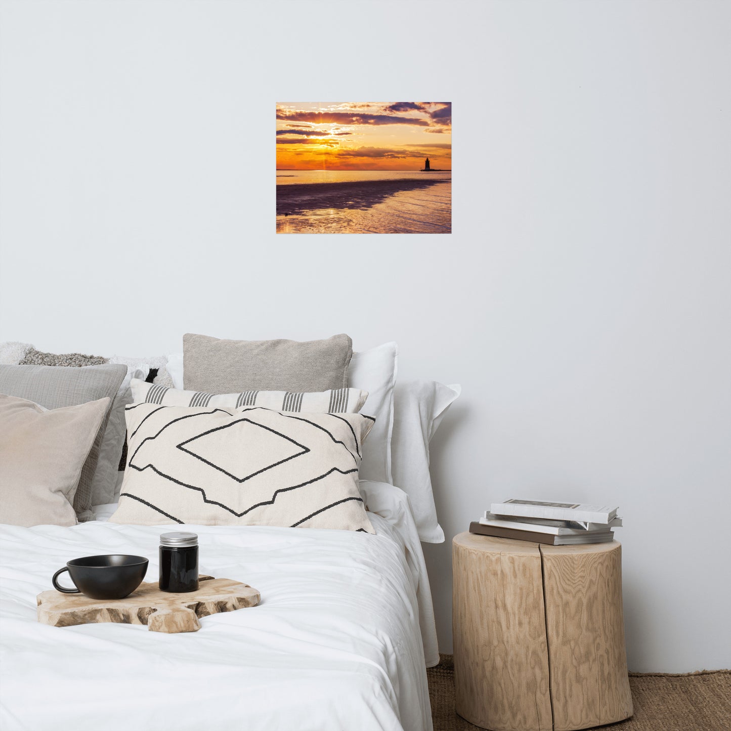 Cape Henlopen Sunset Landscape Photo Loose Wall Art Prints