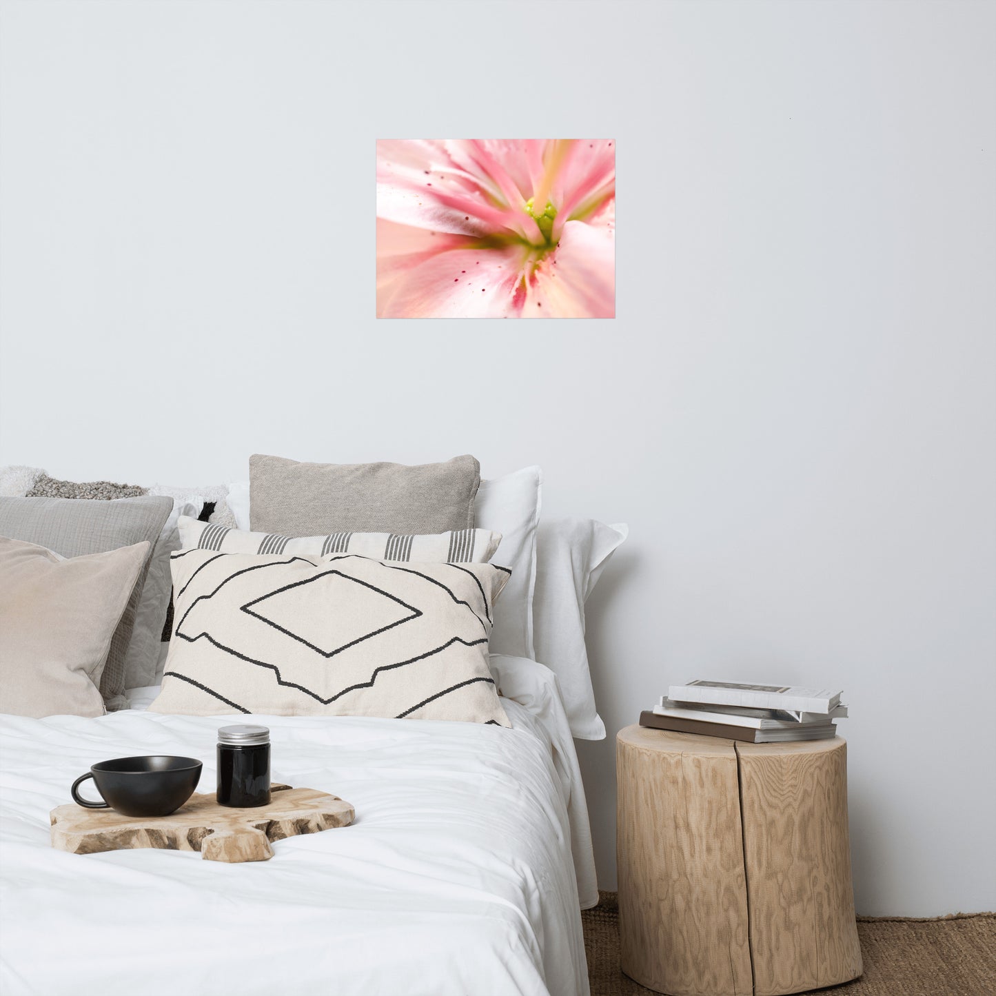 Center of the Stargazer Lily Floral Nature Photo Loose Unframed Wall Art Prints