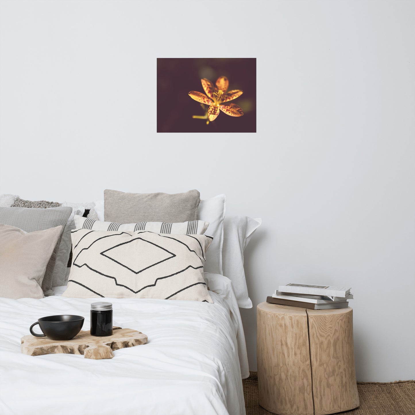 Dramatic Orange Leopard Lily Flower Nature Photo Loose Unframed Wall Art Prints