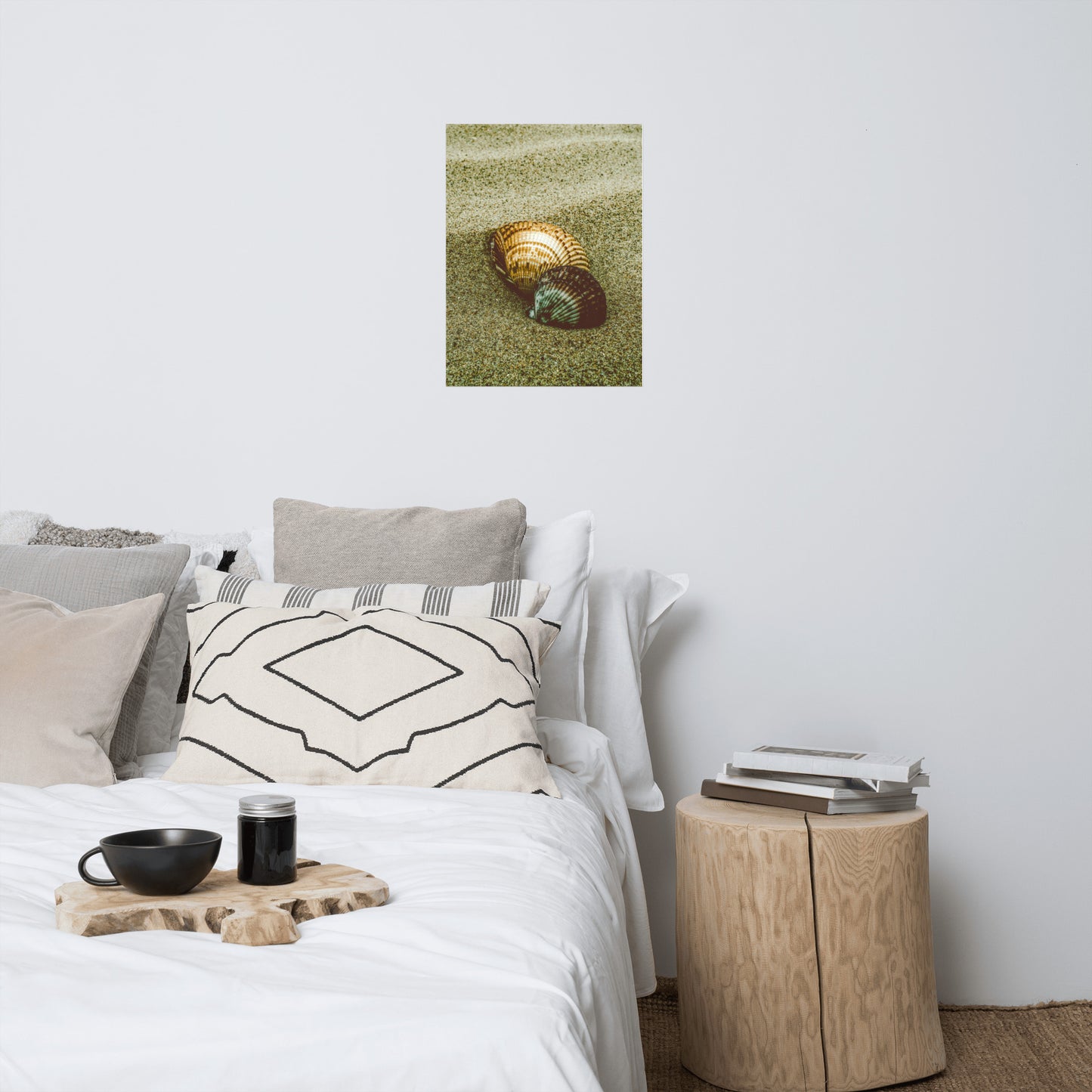 Dreamy Beach Seashells Coastal Nature Photo Loose Unframed Wall Art Prints