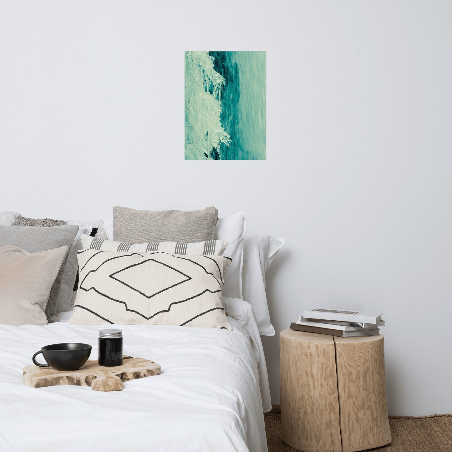 Ice and Falls Abstract Nature Photo Loose Unframed Wall Art Prints