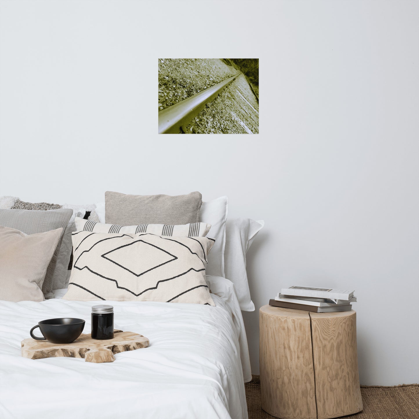 Lonely Rails Rustic Farmhouse Style Industrial Landscape Photo Loose Wall Art Prints
