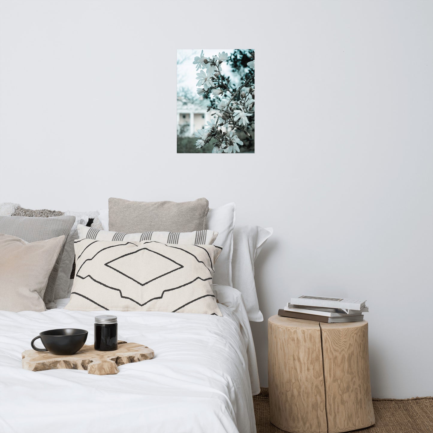 Mansion Blooms Floral Nature Photo Loose Wall Art Print
