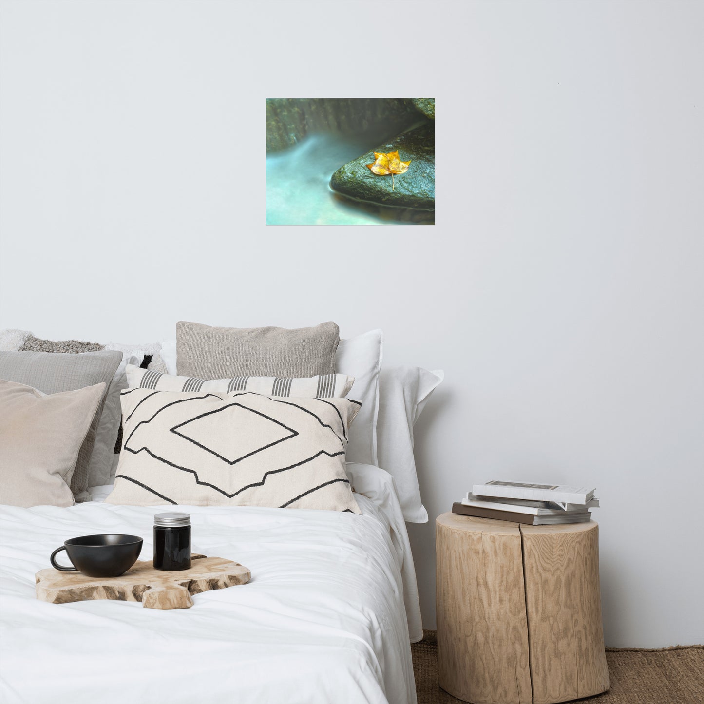 Misty Leaf Rustic Farmhouse Style Botanical Nature Photo Loose Unframed Wall Art Prints