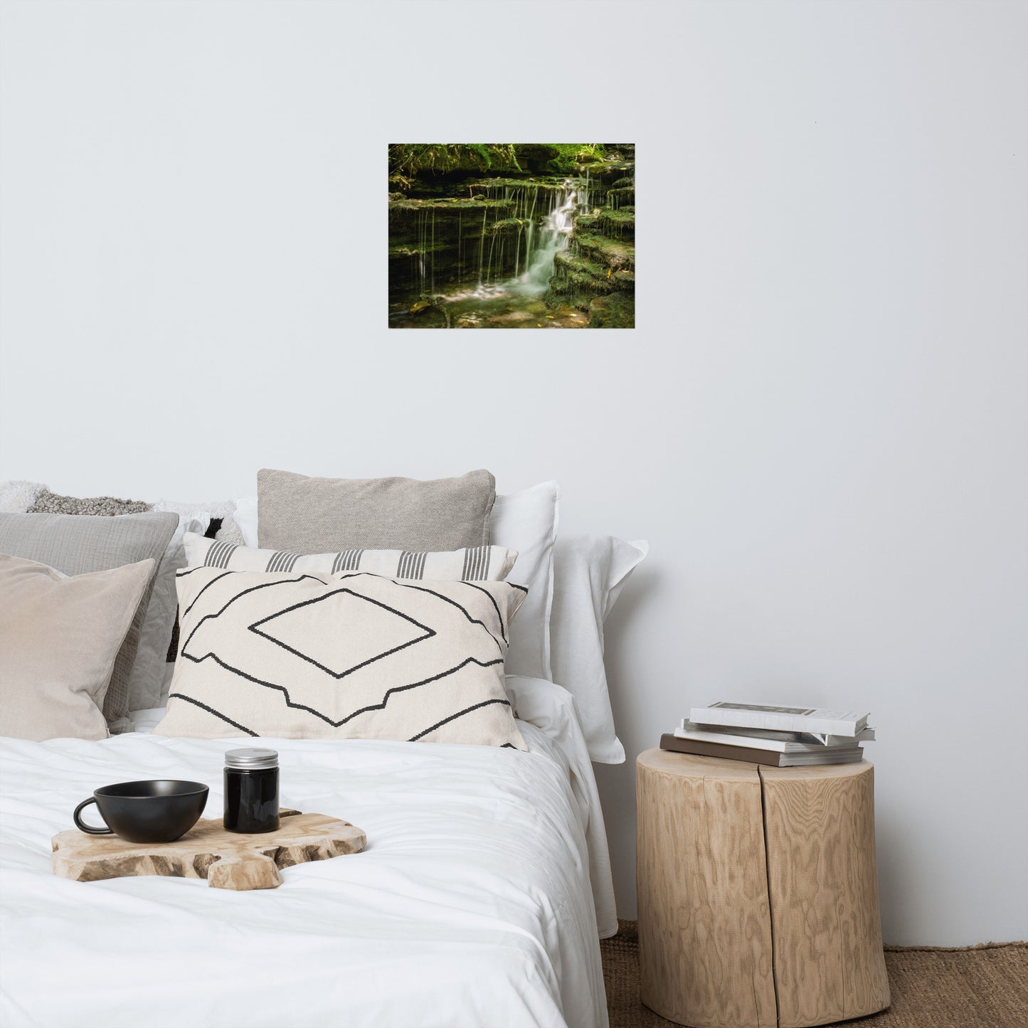 Pixley Falls 1 Waterfalls Rustic Farmhouse Style Landscape Photo Loose Wall Art Prints